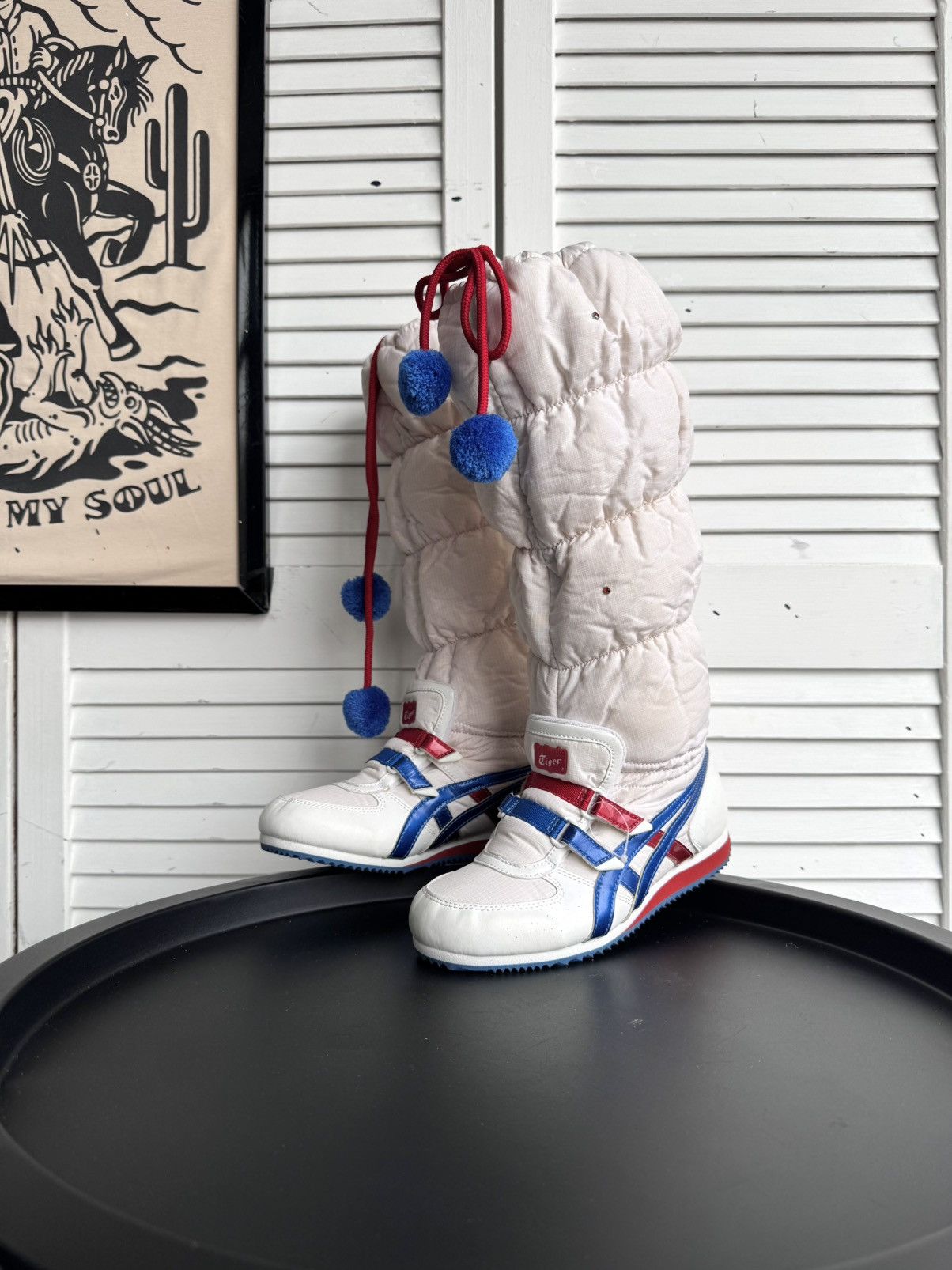 Asics Vintage ASICS Onitsuka Tiger Fur Snow Ski Boots High Y2K Size US 4 / IT 34 - 10 Thumbnail