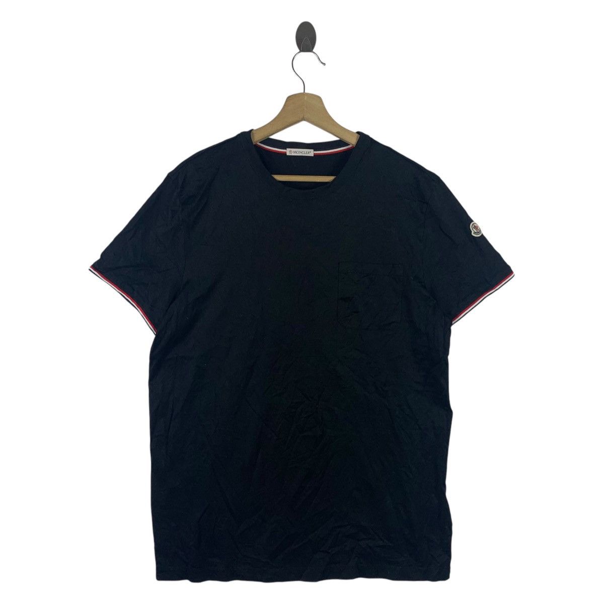 Moncler MONCLER blue ringer tee Size US XL / EU 56 / 4 - 1 Thumbnail