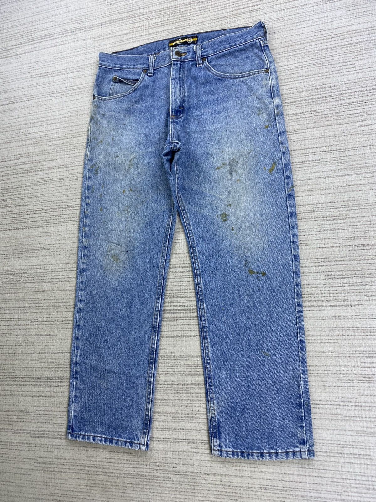 Lee × Vintage Vintage 90s Lee Distressed Denim Pants Size US 34 / EU 50 - 4 Thumbnail