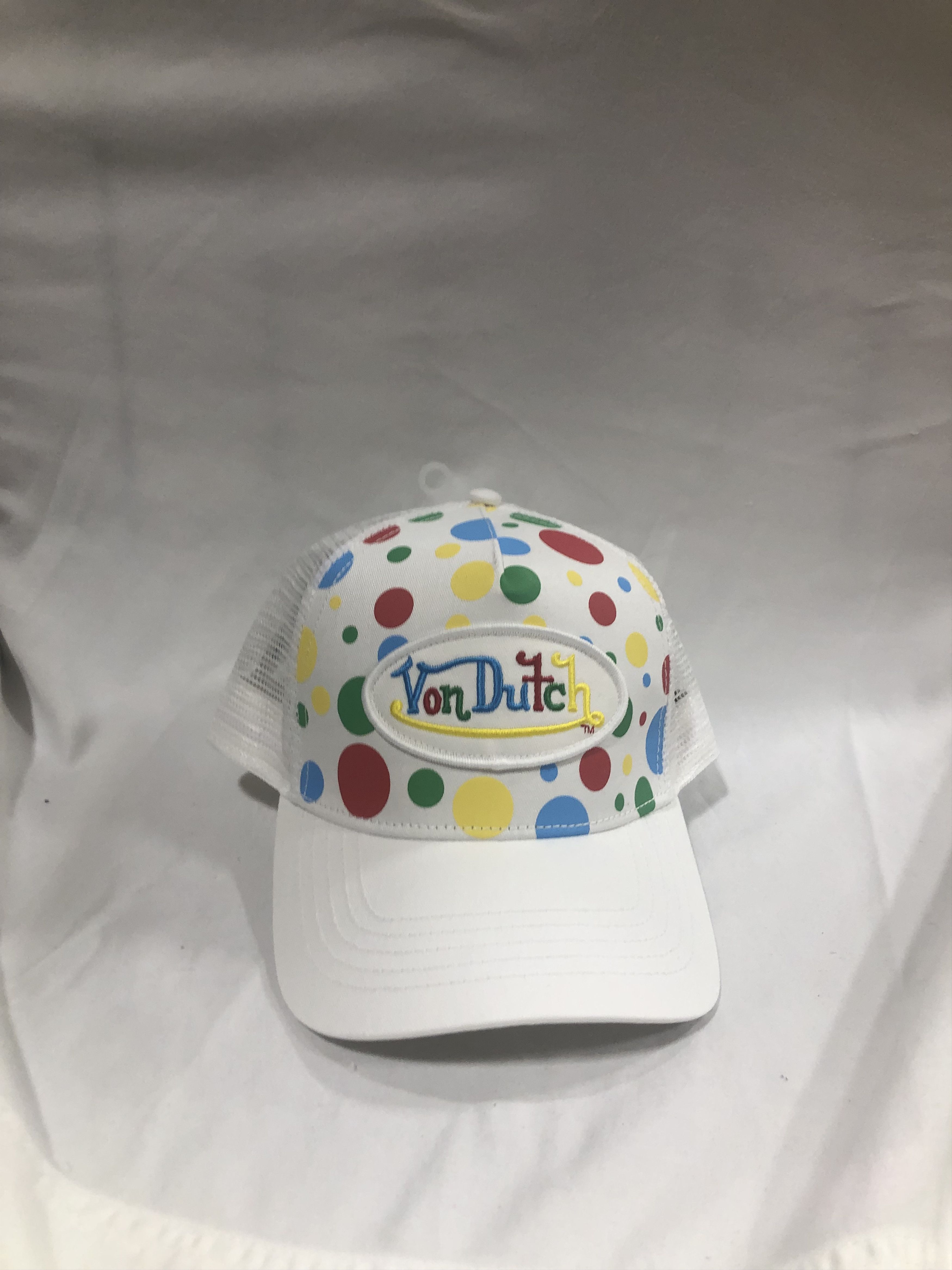 Von Dutch Von Dutch White Bubbles Trucker Hat (VH33) Size ONE SIZE - 1 Thumbnail