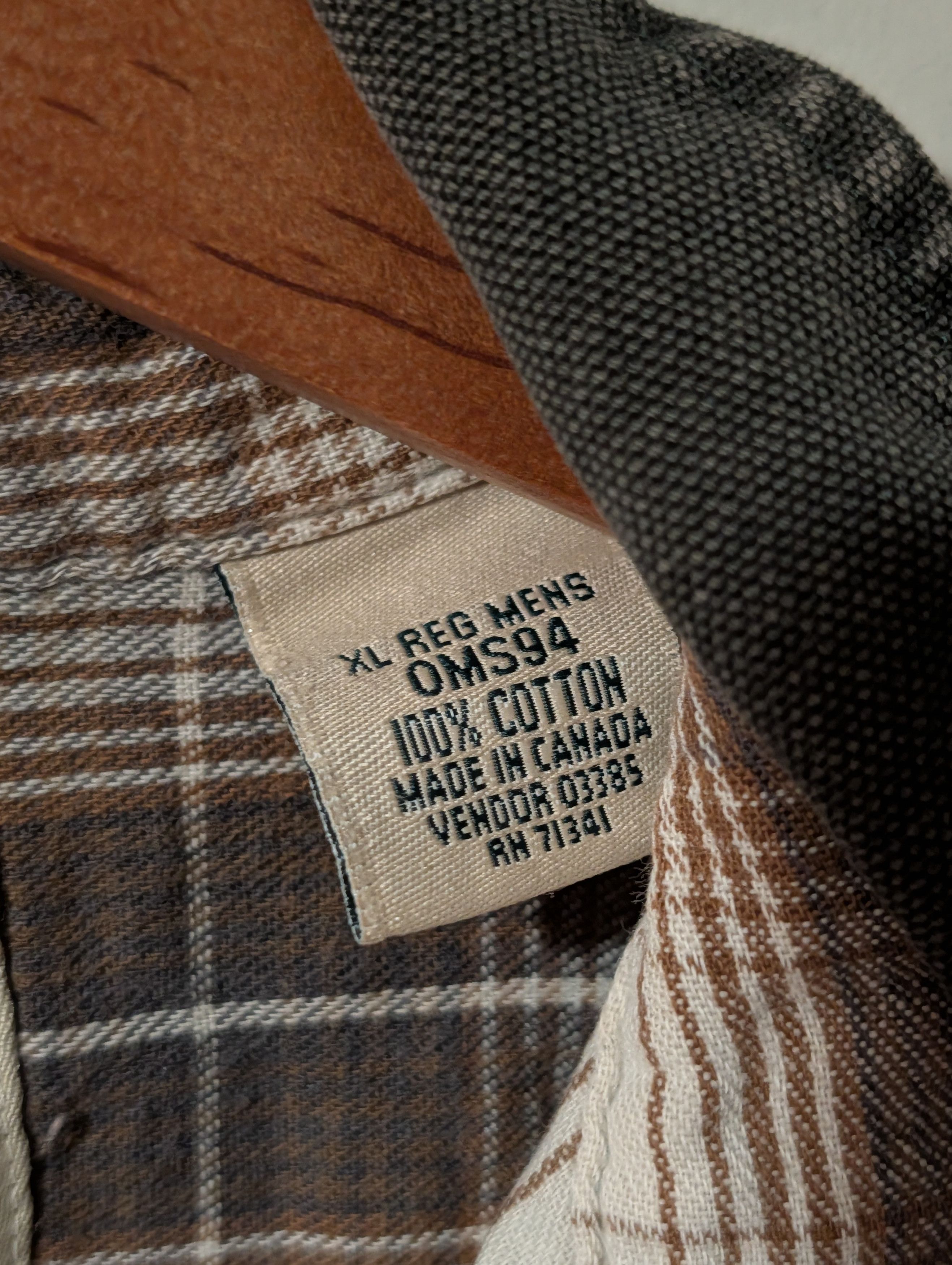 L.L. Bean Vintage LL Bean Chamois Cloth Shirt Jacket XL Plaid Lined Size US XL / EU 56 / 4 - 3 Thumbnail