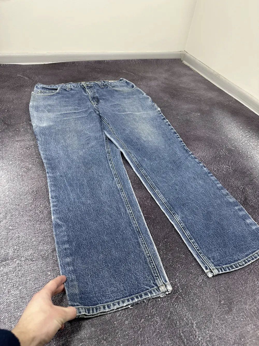 Carhartt Vintage Carhartt Flame Resistant USA Opium Faded Work Jeans Size US 38 / EU 54 - 12 Thumbnail
