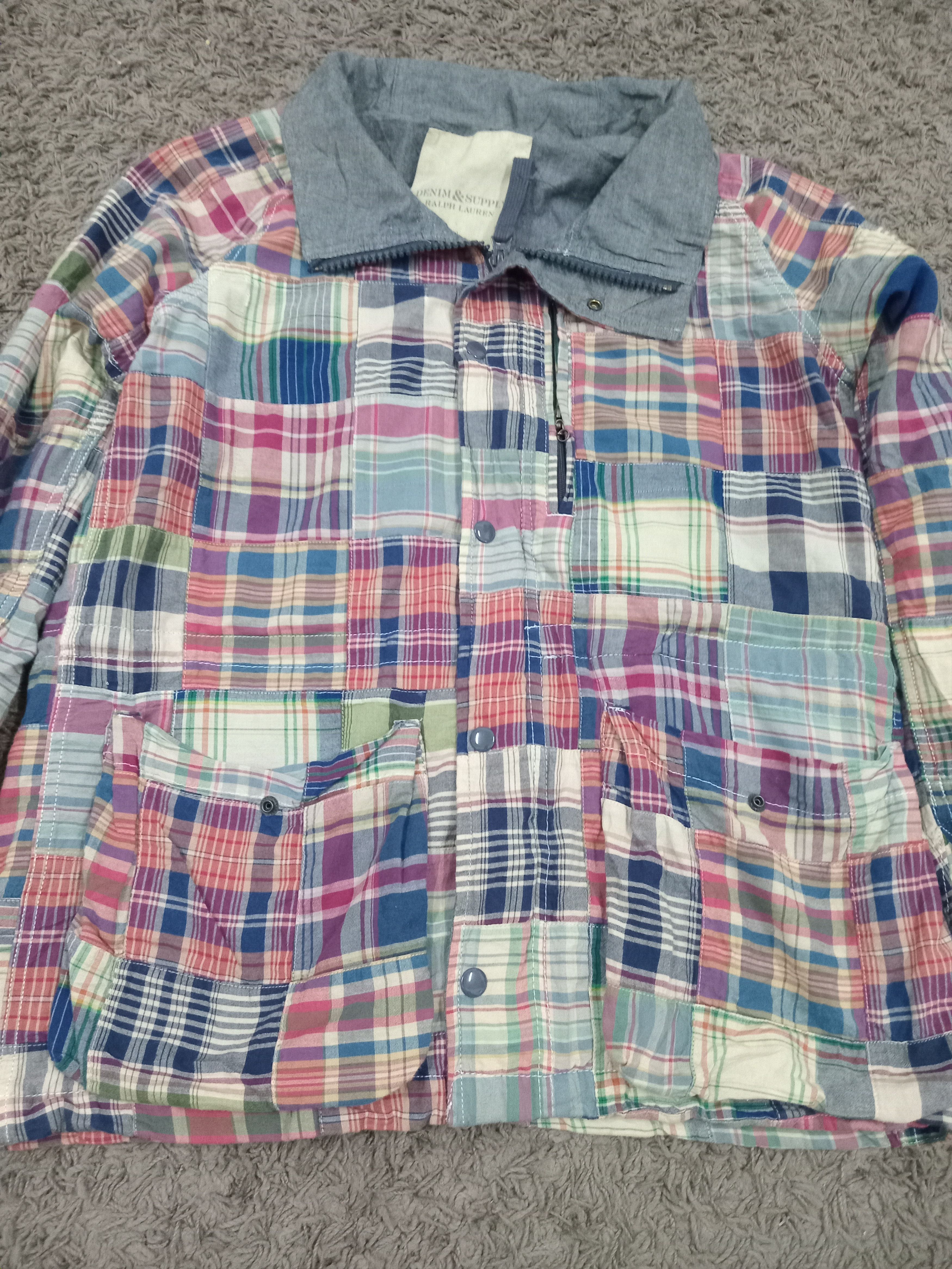 Denim & Supply Ralph Lauren × RRL Ralph Lauren × Ralph Lauren Vintage Denim & Supply Ralph Lauren Tartan Jacket Size US S / EU 44-46 / 1 - 3 Thumbnail
