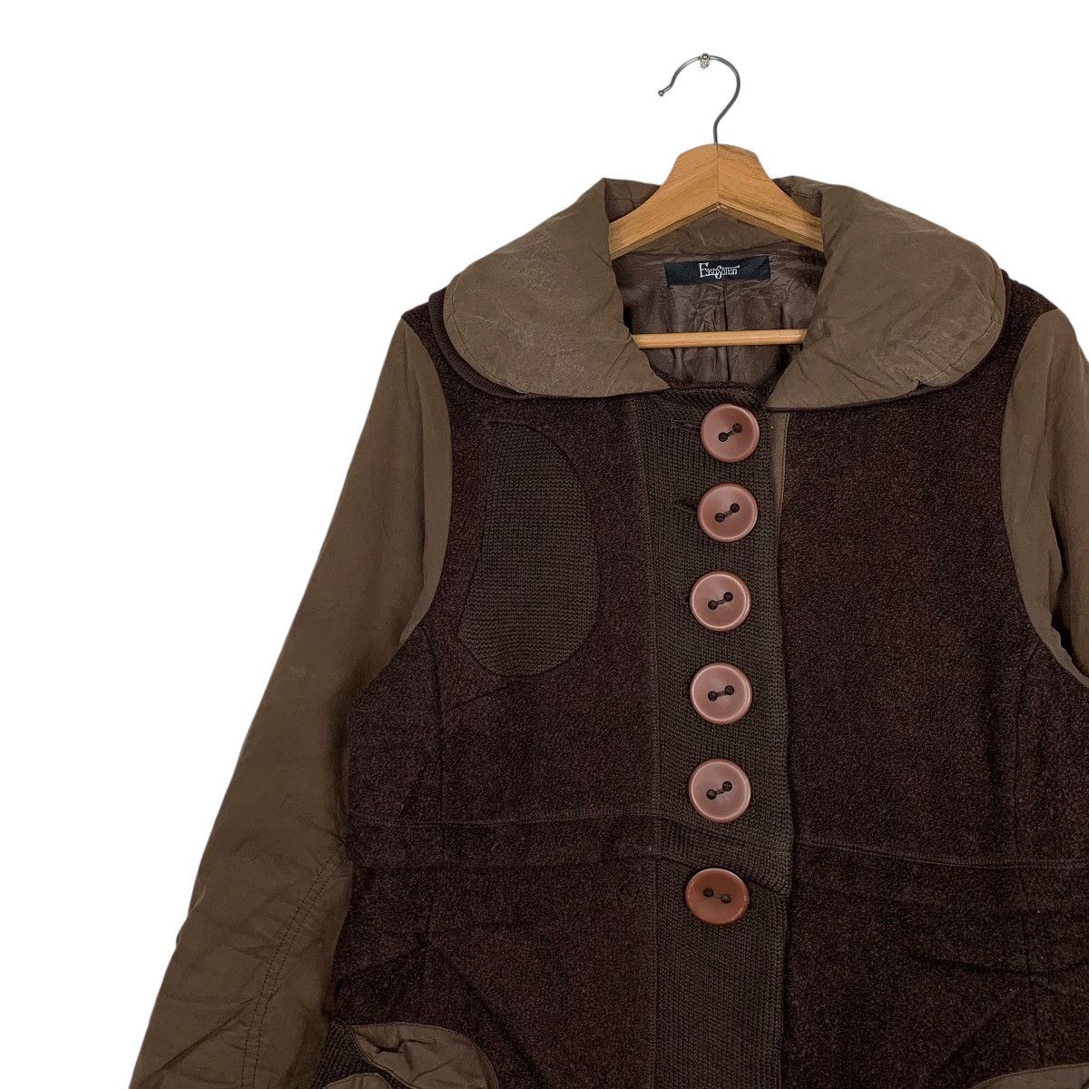 Japanese Brand Japanese Brand Esen Sotion Women Coat Jacket Size M / US 6-8 / IT 42-44 - 6 Thumbnail