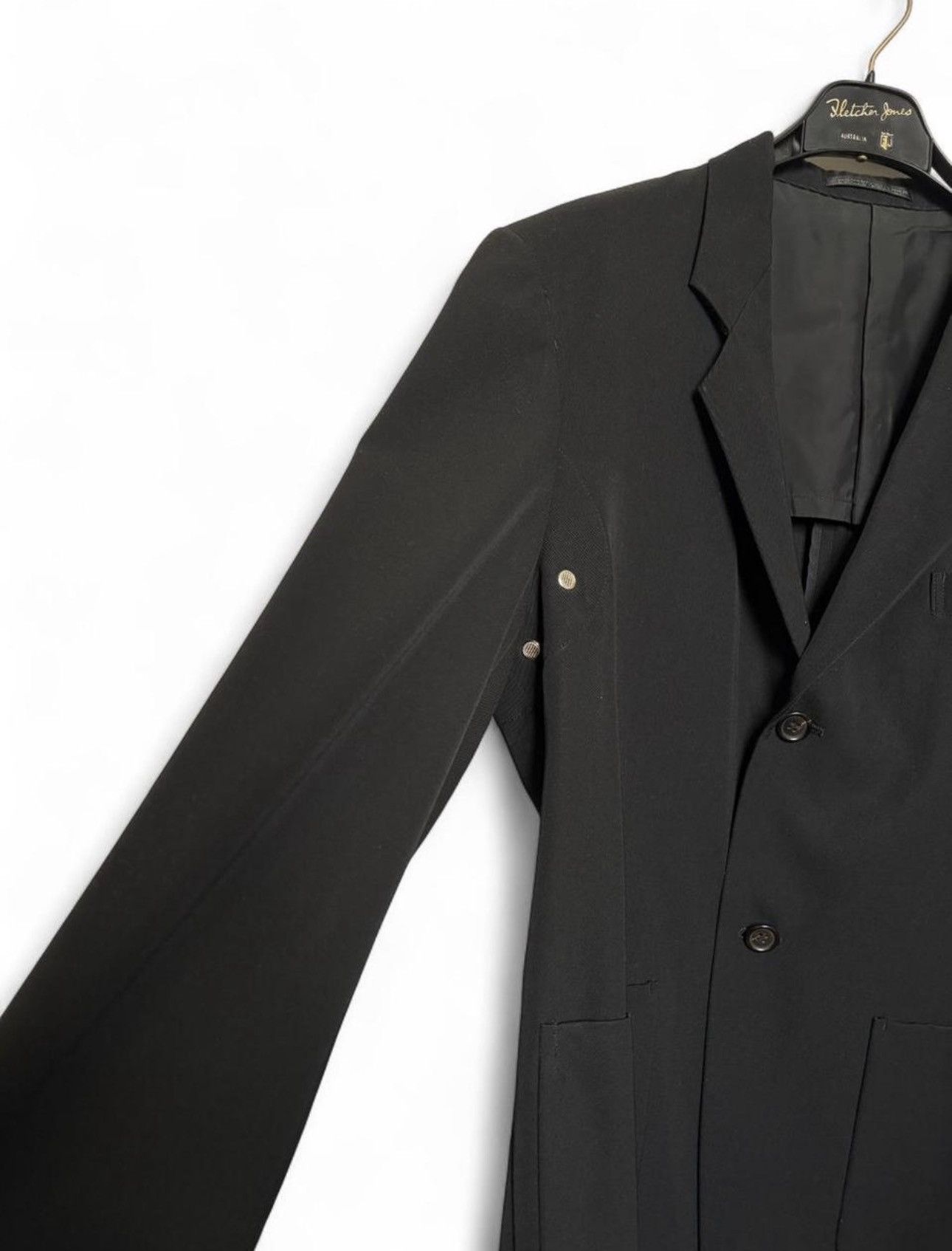 Yohji Yamamoto Yohji Yamamoto 90s/2000s Pour Homme Blazer Size M / US 6-8 / IT 42-44 - 4 Thumbnail