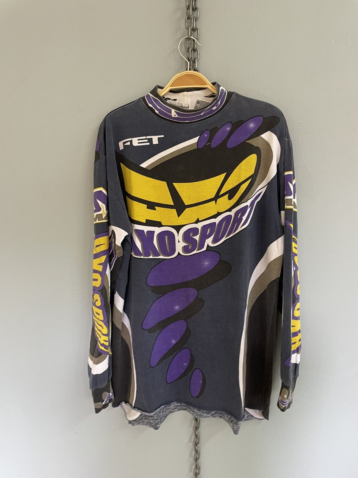 Vintage Vintage 90s AXO Sport motocross jersey Size US M / EU 48-50 / 2 - 1 Thumbnail
