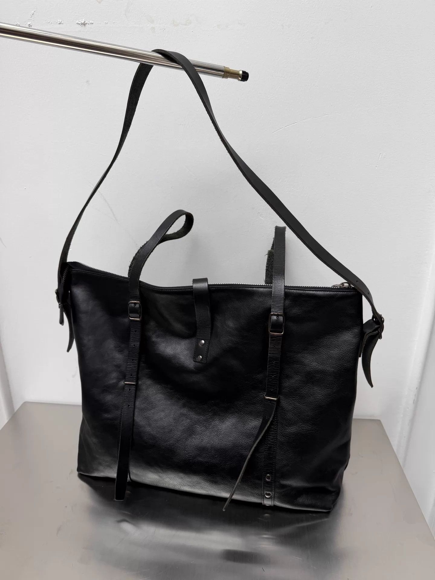 Yohji Yamamoto Yohji Yamamoto Pour Homme Oversized Strap Tote/Shoulder Size ONE SIZE - 3 Thumbnail