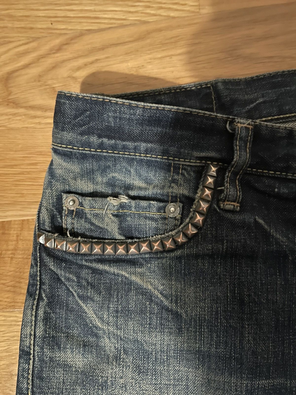 Hysteric Glamour Hysteric Glamour Studded Jeans Size US 32 / EU 48 - 3 Thumbnail