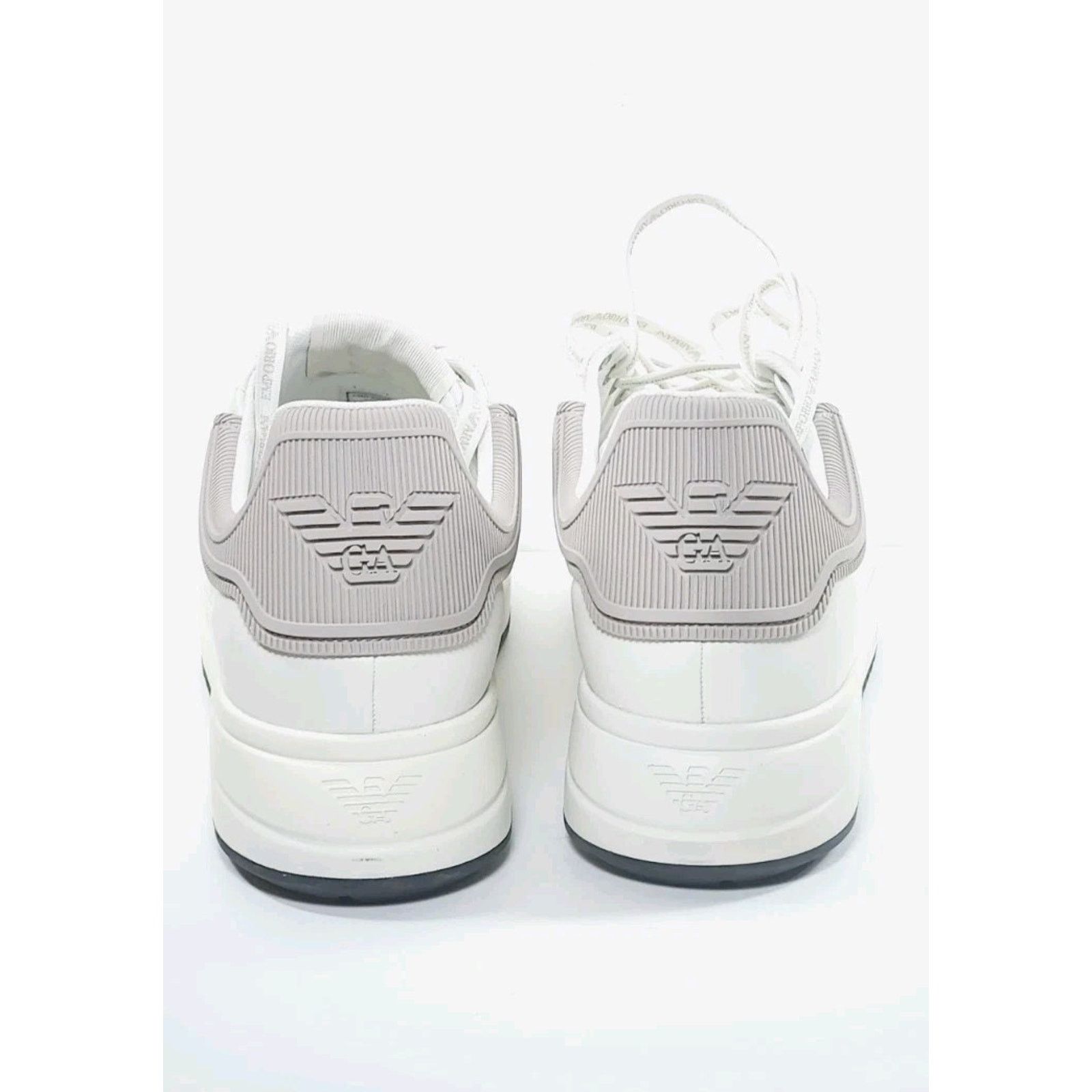 Emporio Armani EMPORIO ARMANI X4X264 XN001 Men's White Low-Top US SIZE12 Size US 12 / EU 45 - 3 Thumbnail