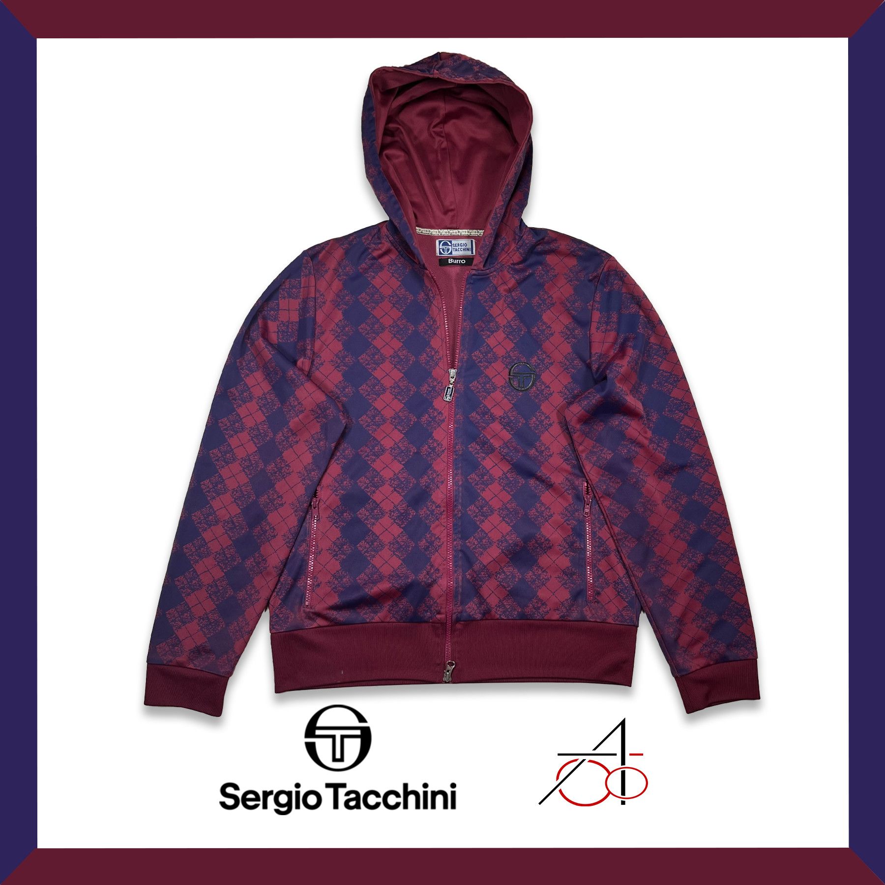 Sergio Tacchini Rarest 90s collaboration Sergio Tacchini x Burro Trackjacket Size US L / EU 52-54 / 3 - 1 Thumbnail