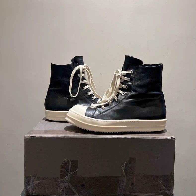 Rick Owens rick owens Mainline Cowhide High Top Big Converse Board Sh Size US 8 / EU 41 - 3 Thumbnail