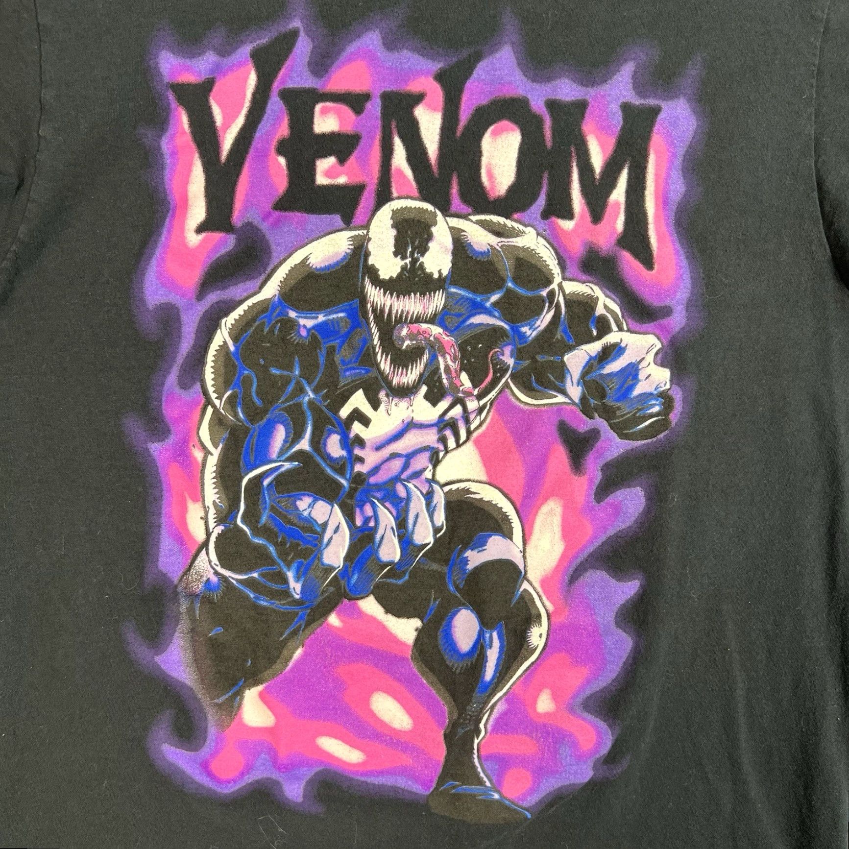 Vintage VINTAGE Marvel Venom Spiderman T Shirt Adult Mens Medium Black Size US M / EU 48-50 / 2 - 4 Thumbnail