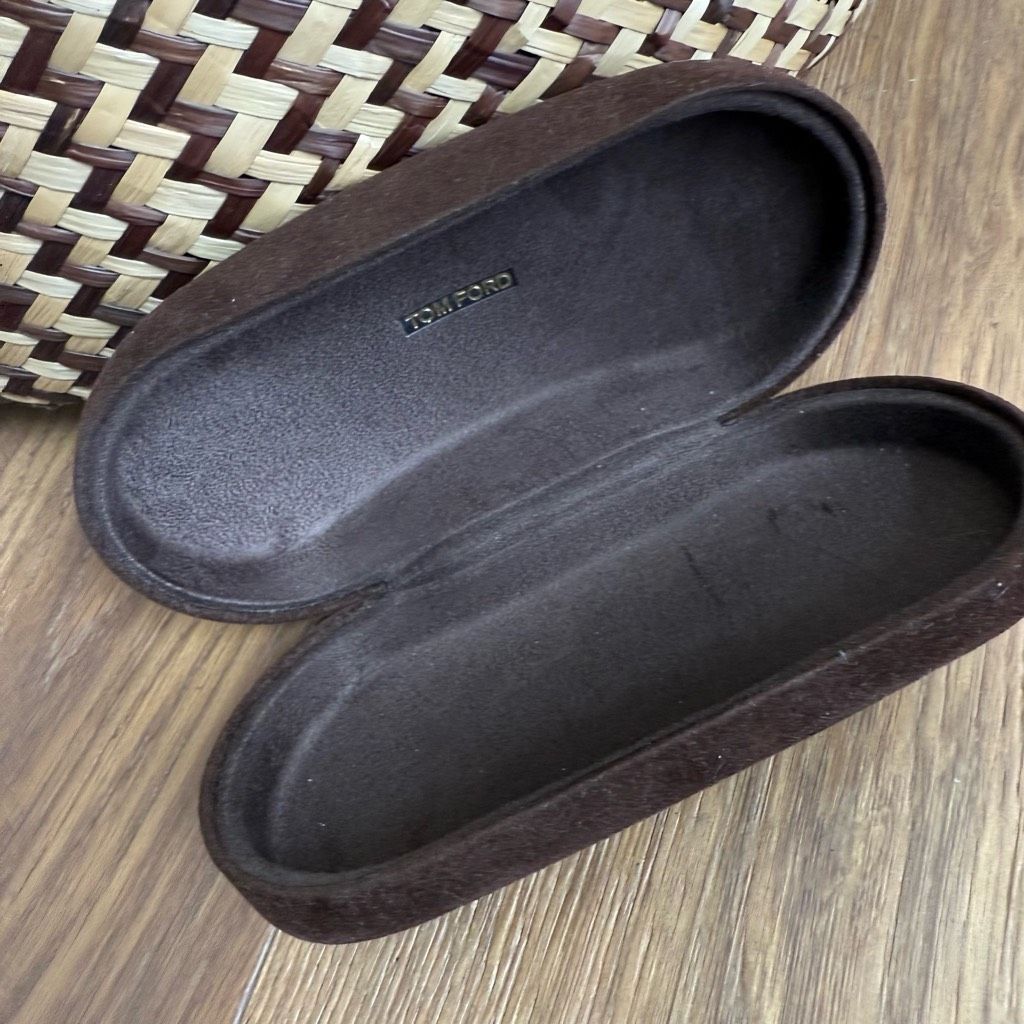 Tom Ford Tom Ford Sunglasses Sunnies Case Brown Suede Hard Shell CASE Size ONE SIZE - 2 Thumbnail