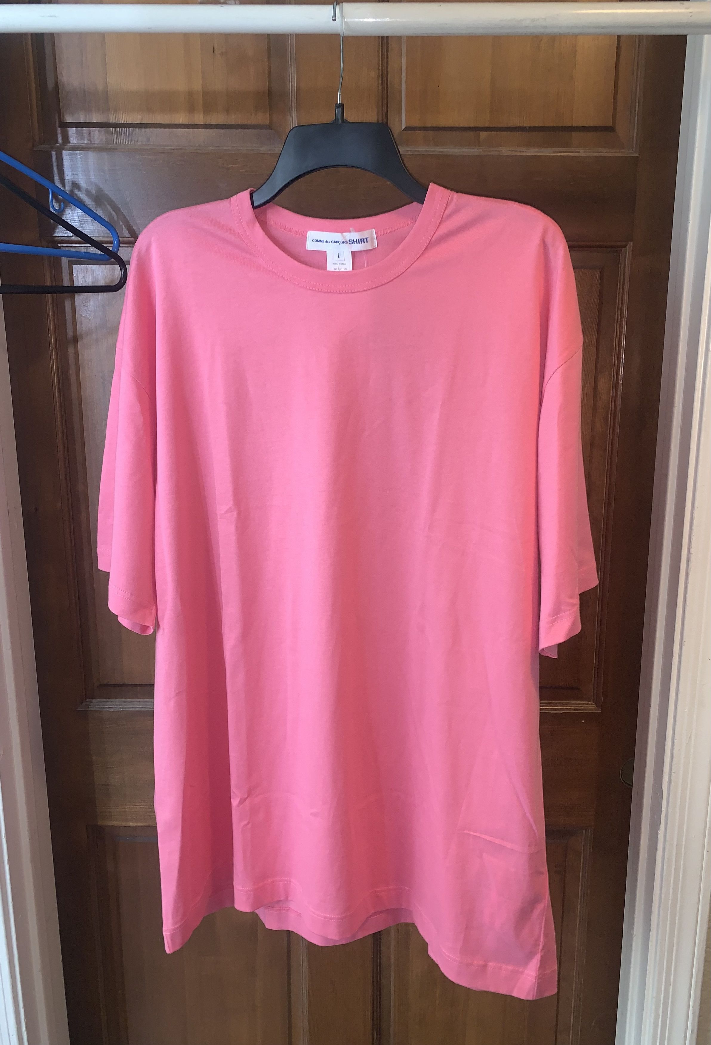 Comme des Garcons SHIRT Pink Basic T-shirt (Retails for $120) Size US L / EU 52-54 / 3 - 2 Thumbnail
