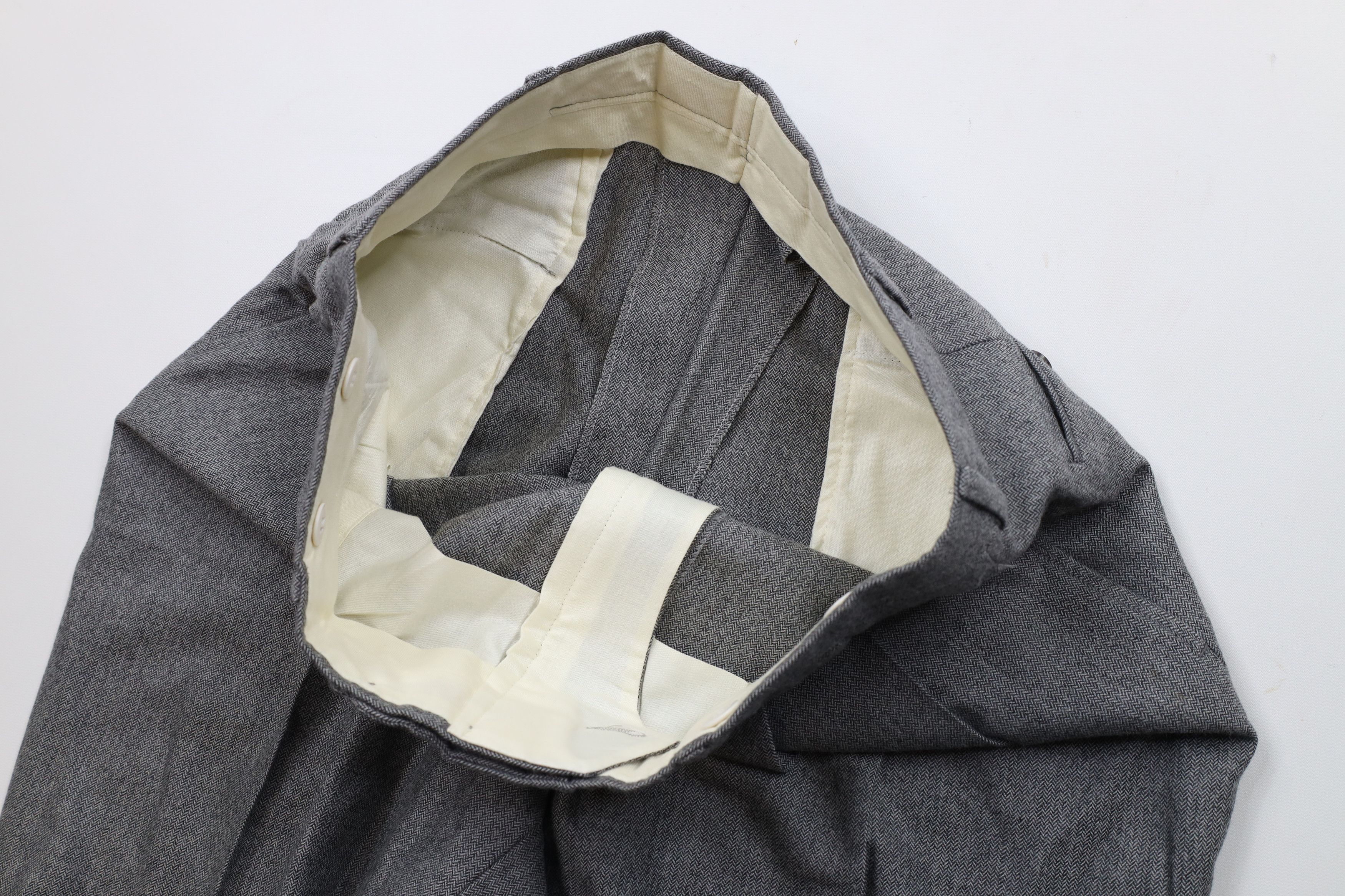 Vintage Vintage 70s Streetwear Herringbone Bell Bottoms Chino Pants Size US 34 / EU 50 - 8 Thumbnail