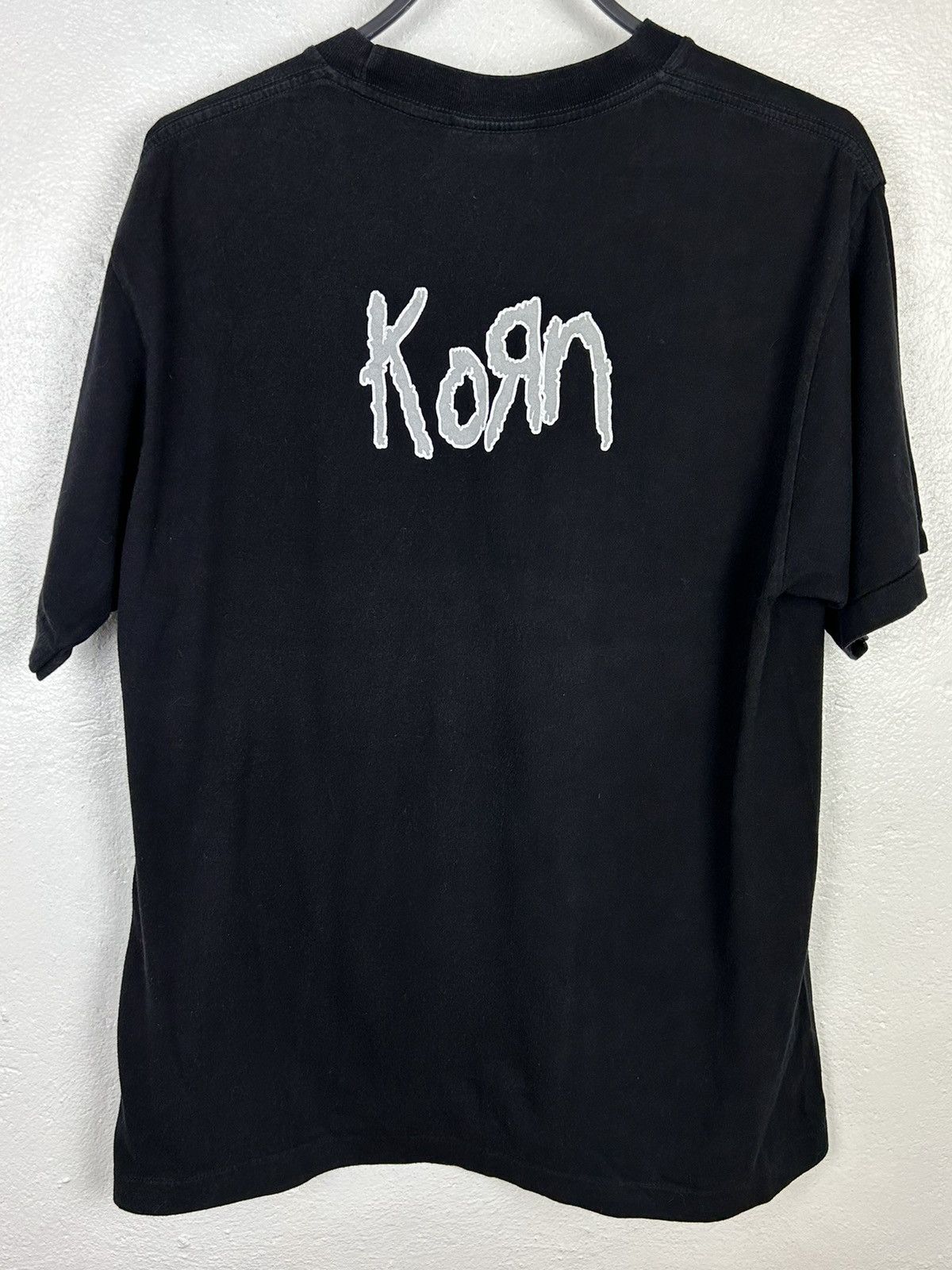 Band Tees Vintage Korn Nu-Metal Band Bootleg Single Stitch T-Shirt Size US L / EU 52-54 / 3 - 6 Thumbnail