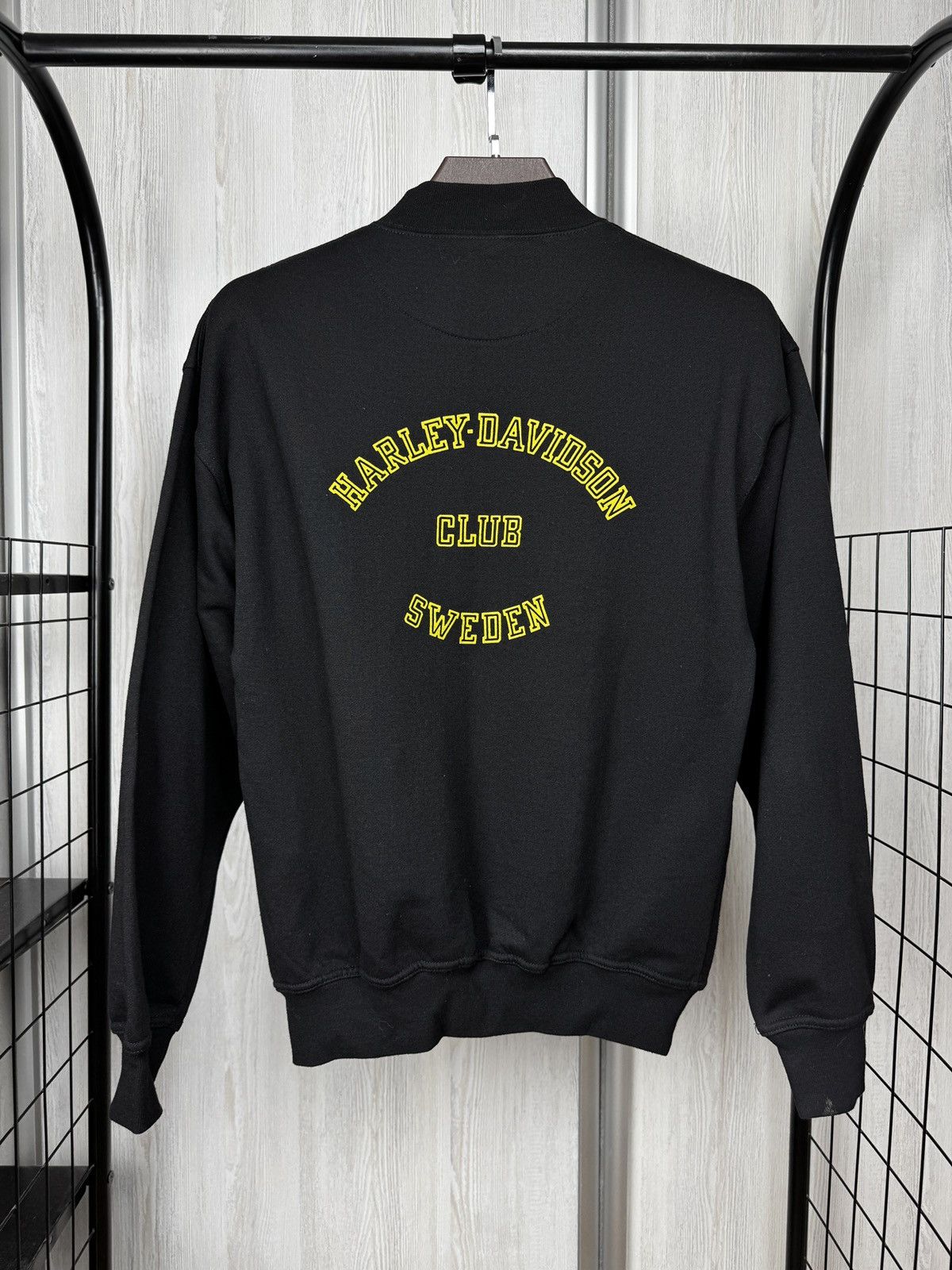 Harley Davidson Harley-Davidson Club Sweden vntg black high neck sweatshirt Size US S / EU 44-46 / 1 - 2 Thumbnail
