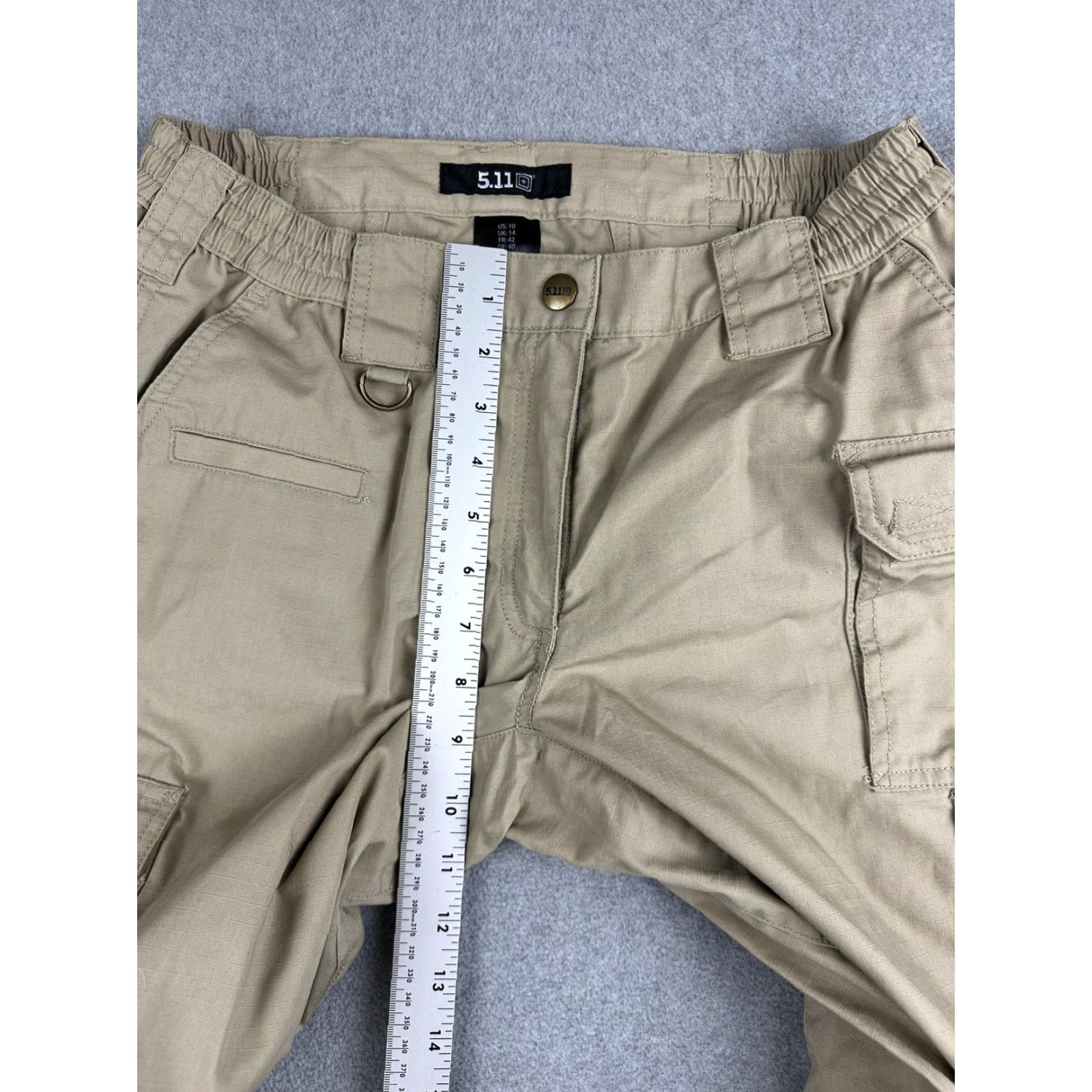 Vintage 5.11 Tactical Taclite Pro Pants Womens 10 Beige Cargo Twill Work Outdoor Utility Pants Size 32" / US 10 / IT 46 - 6 Thumbnail