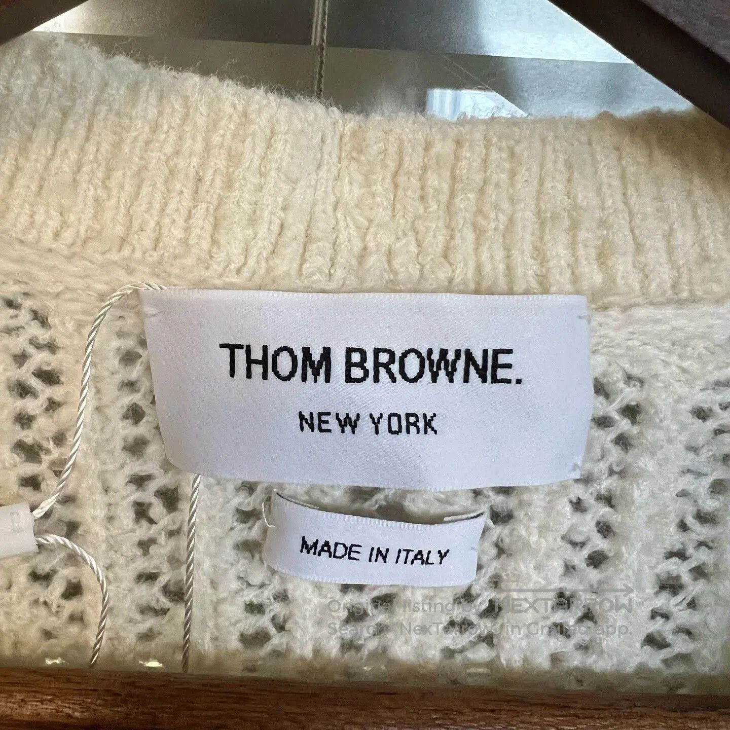 Thom Browne black and white striped knitted cardigan. Size US S / EU 44-46 / 1 - 3 Thumbnail