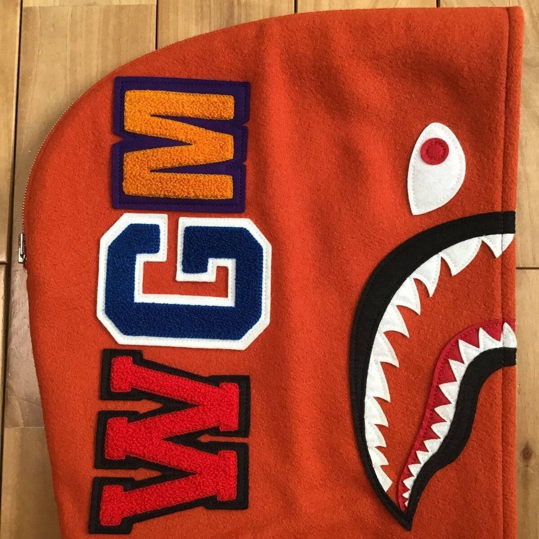 Bape × Nigo BAPE sleeve leather shark hoodie varsity jacket APE NIGO Size US M / EU 48-50 / 2 - 4 Thumbnail