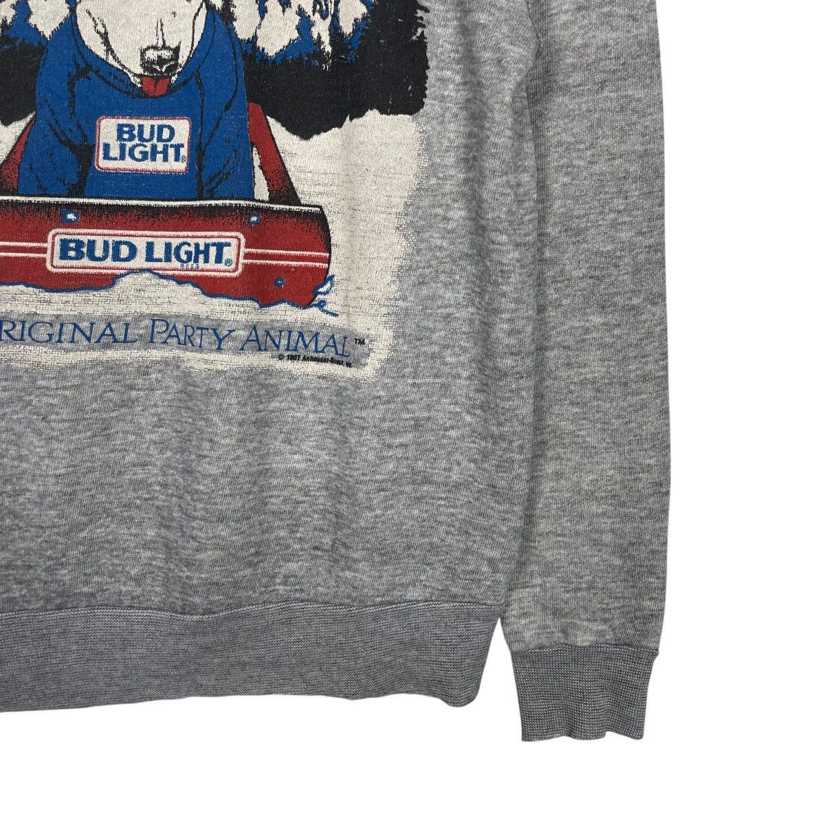 Budweiser Vintage 80s Spuds Mackenzie Bud Light Sweatshirt Size US S / EU 44-46 / 1 - 4 Thumbnail