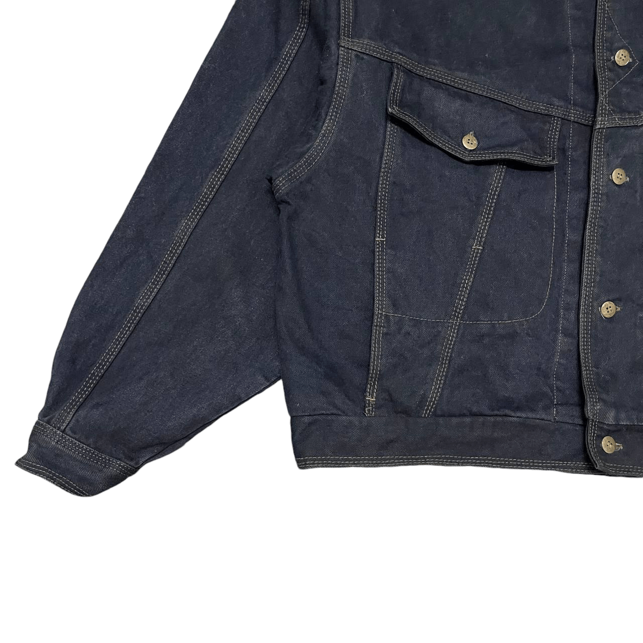 French Connection Vintage French Connection Trucker Work Jacket Canvas Size US M / EU 48-50 / 2 - 3 Thumbnail