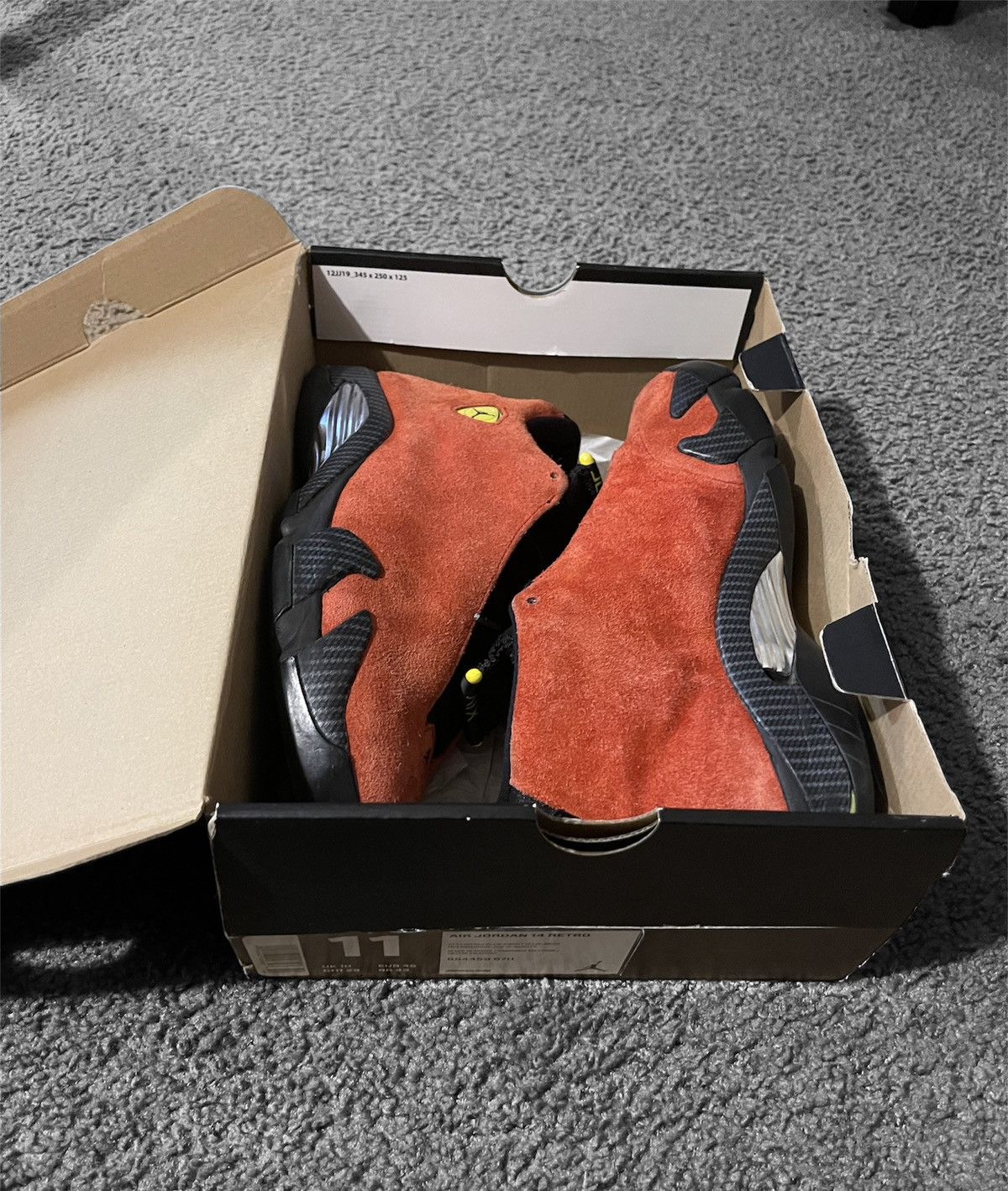 Jordan Brand Jordan 14 Retro “Ferrari” Size US 11 / EU 44 - 3 Thumbnail