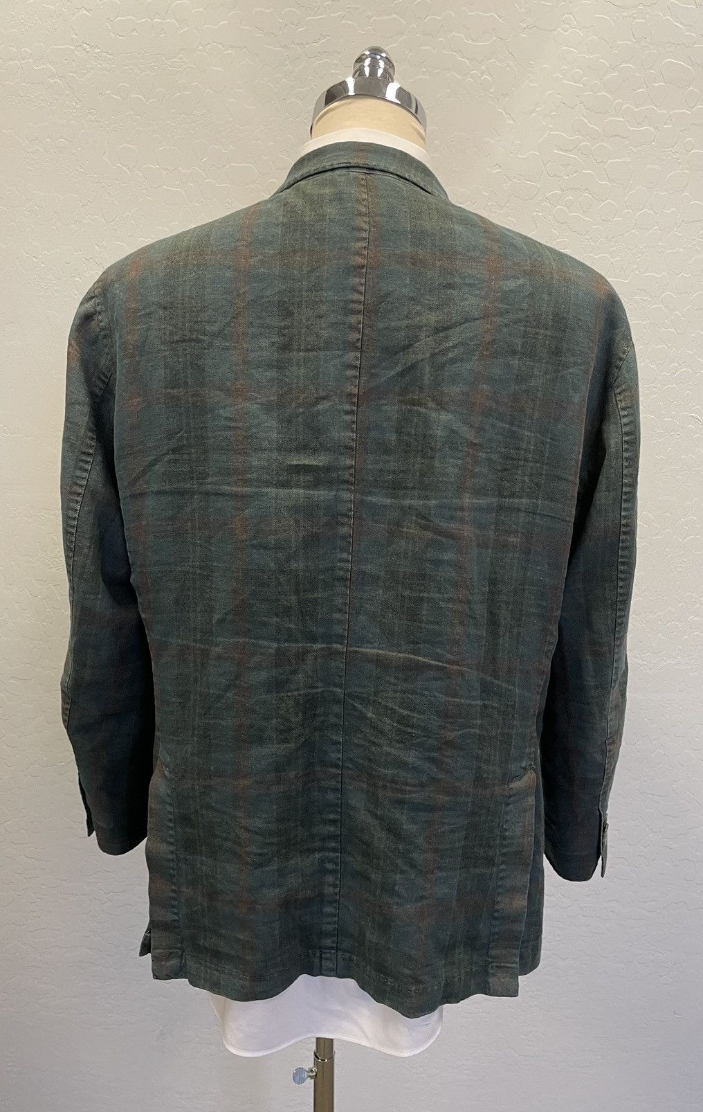 L.B.M. 1911 Shadow Plaid Patch Pocket Jacket Size 48R - 5 Thumbnail