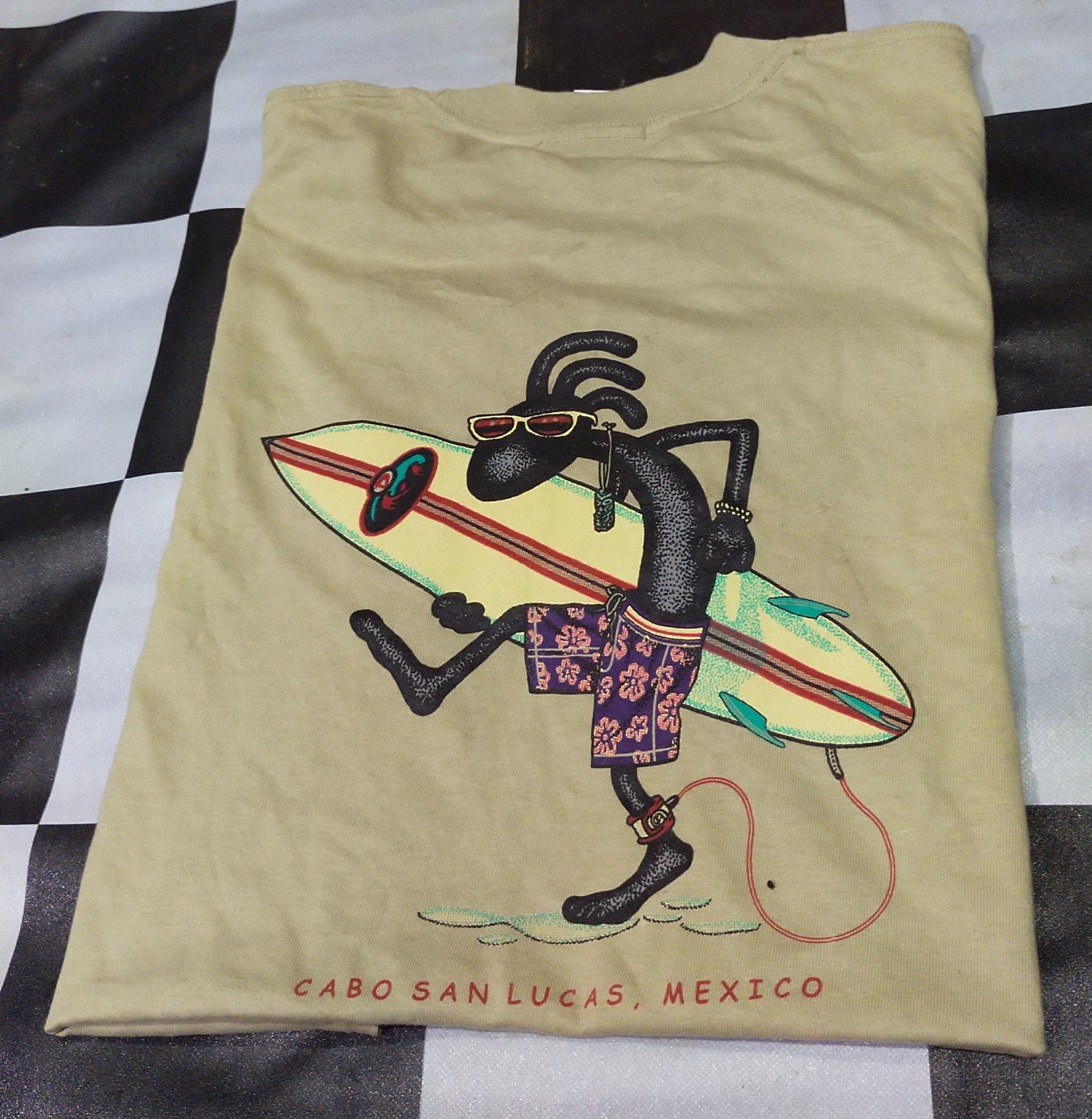 Vintage Vtg Cabo Loco Surf Tshirts Size US L / EU 52-54 / 3 - 4 Thumbnail