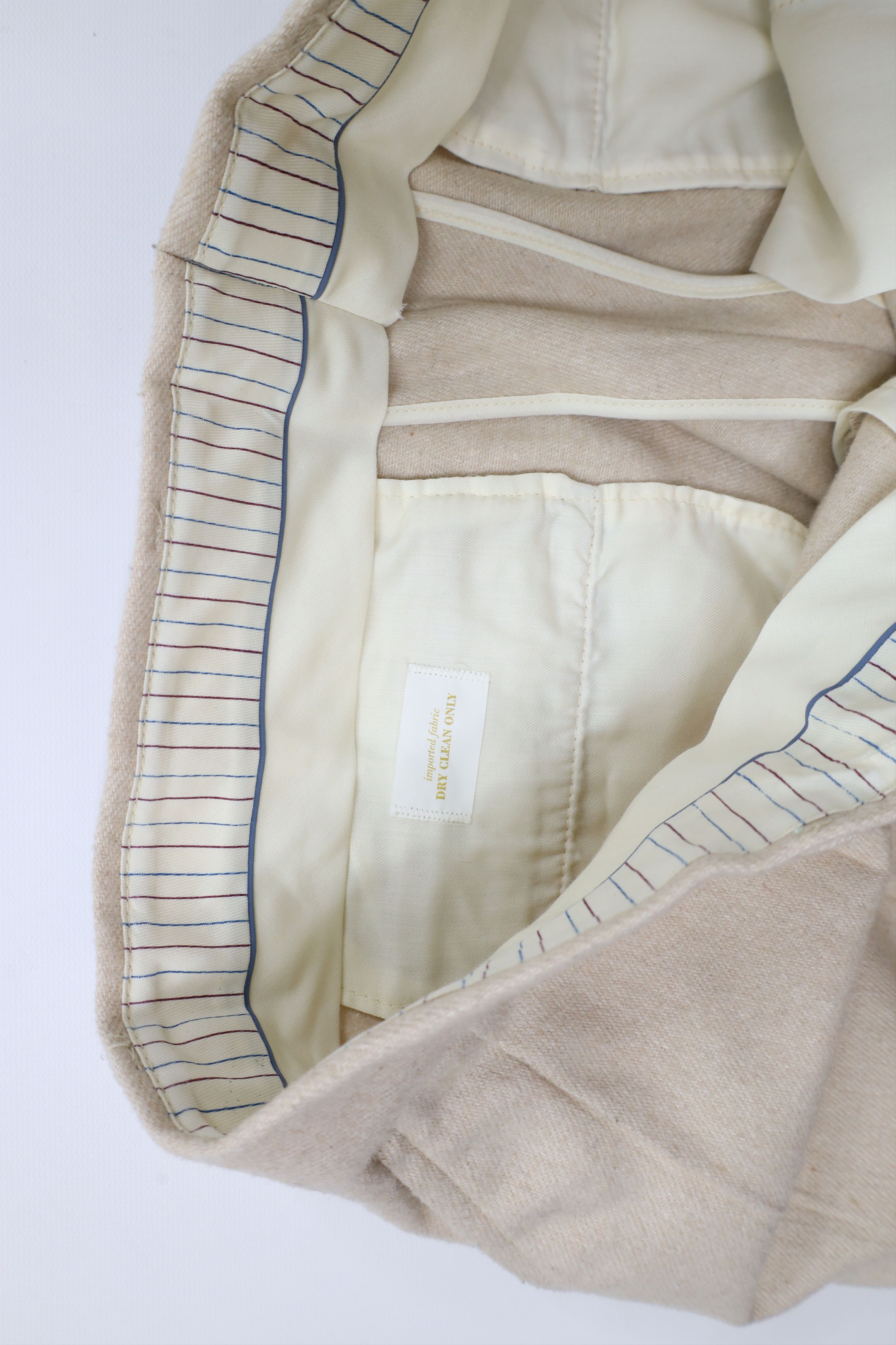 Vintage Vintage 90s Streetwear Heavy Wool Pleated Chino Pants Size US 36 / EU 52 - 9 Thumbnail