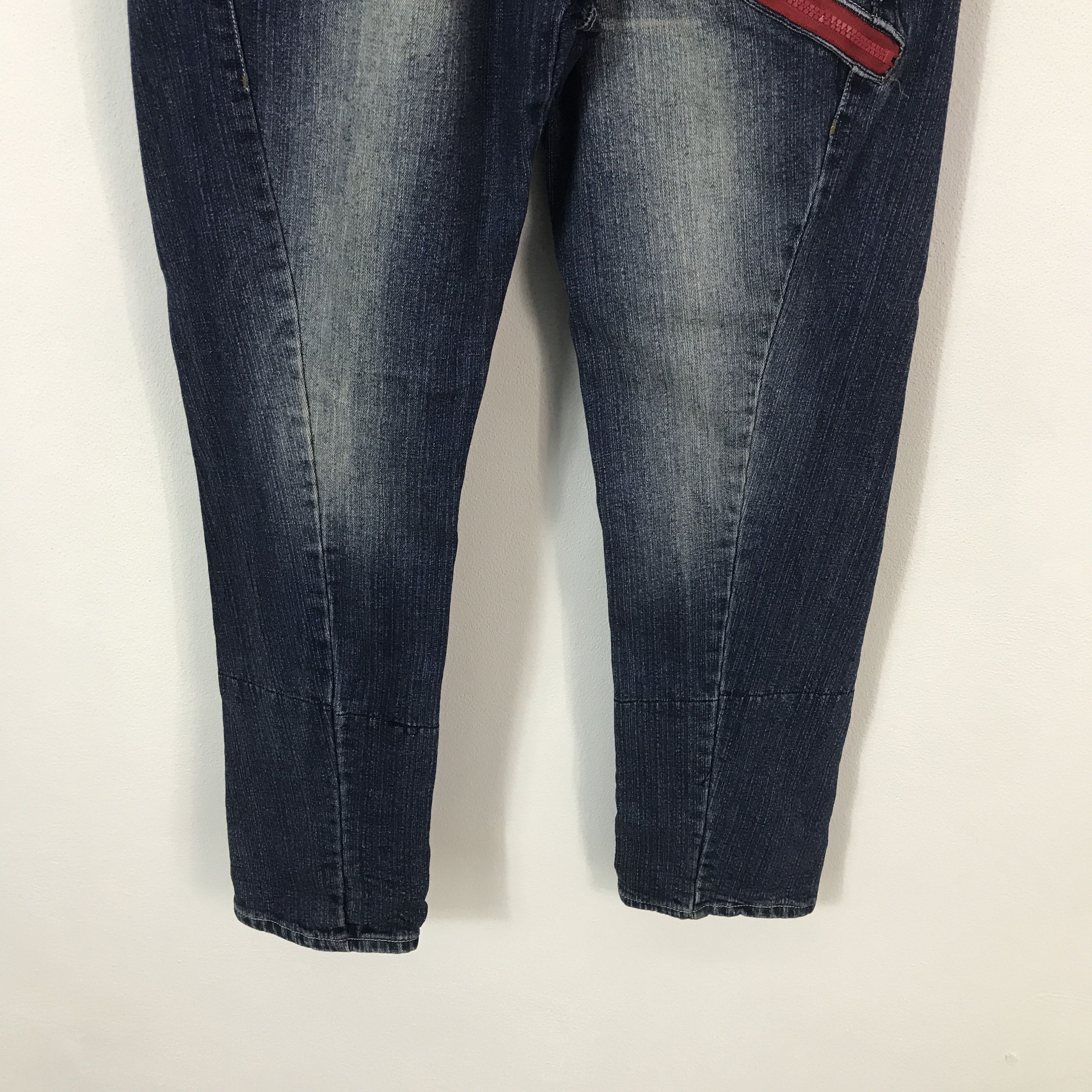 Japanese Brand Double waist design contno. denim Pants Size US 30 / EU 46 - 3 Thumbnail