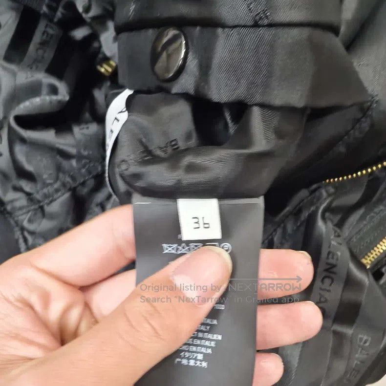 Balenciaga Balenciaga Black Quilted Jacket Size XS / US 0-2 / IT 36-38 - 4 Thumbnail