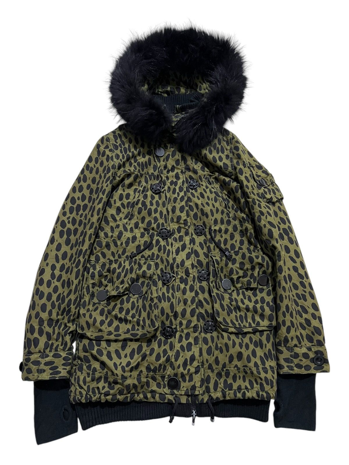 Japanese Brand Fur SLY Military Fur Jacket | Grailed