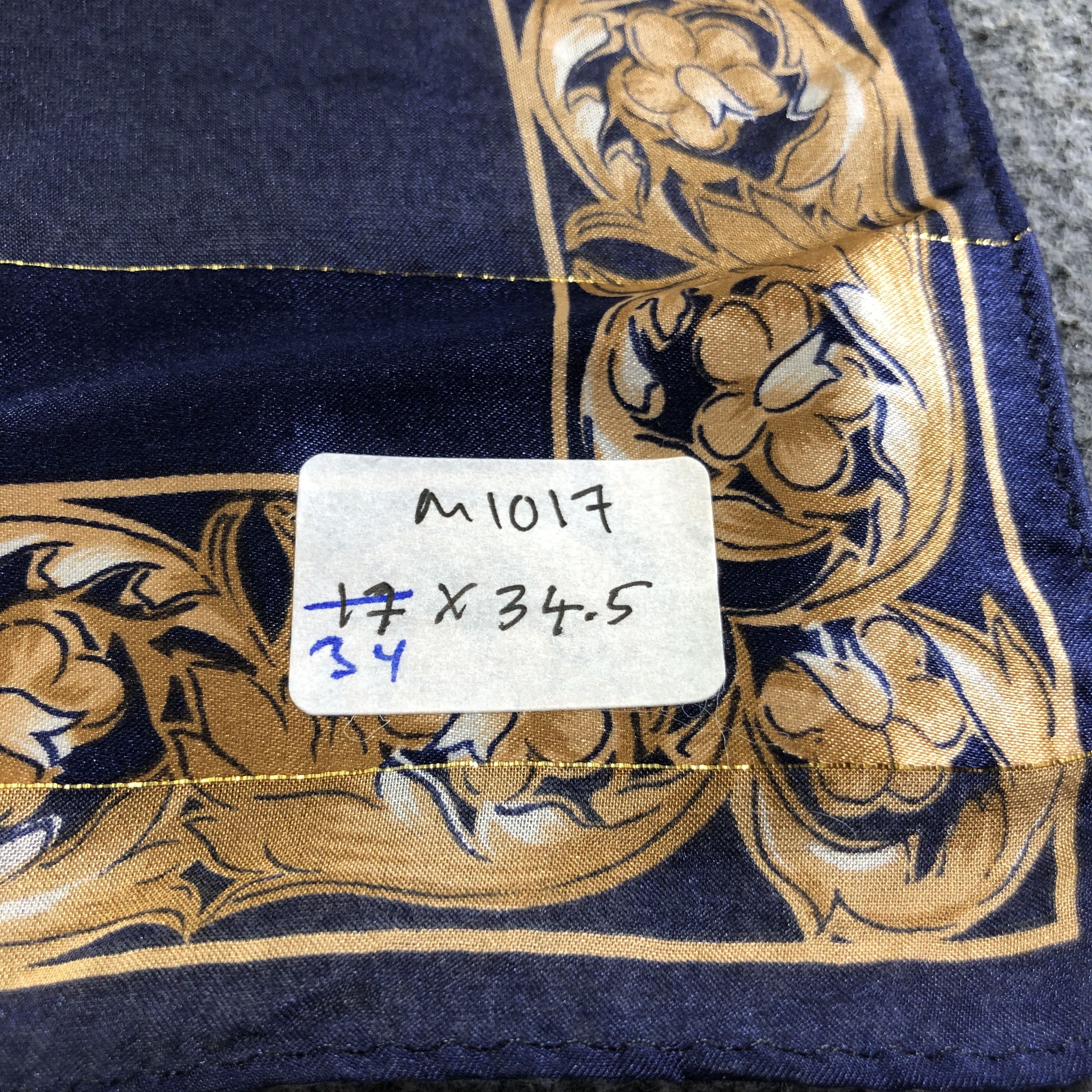 Japanese Brand Luxury Floral Silk Scarf M1017 Size ONE SIZE - 8 Thumbnail