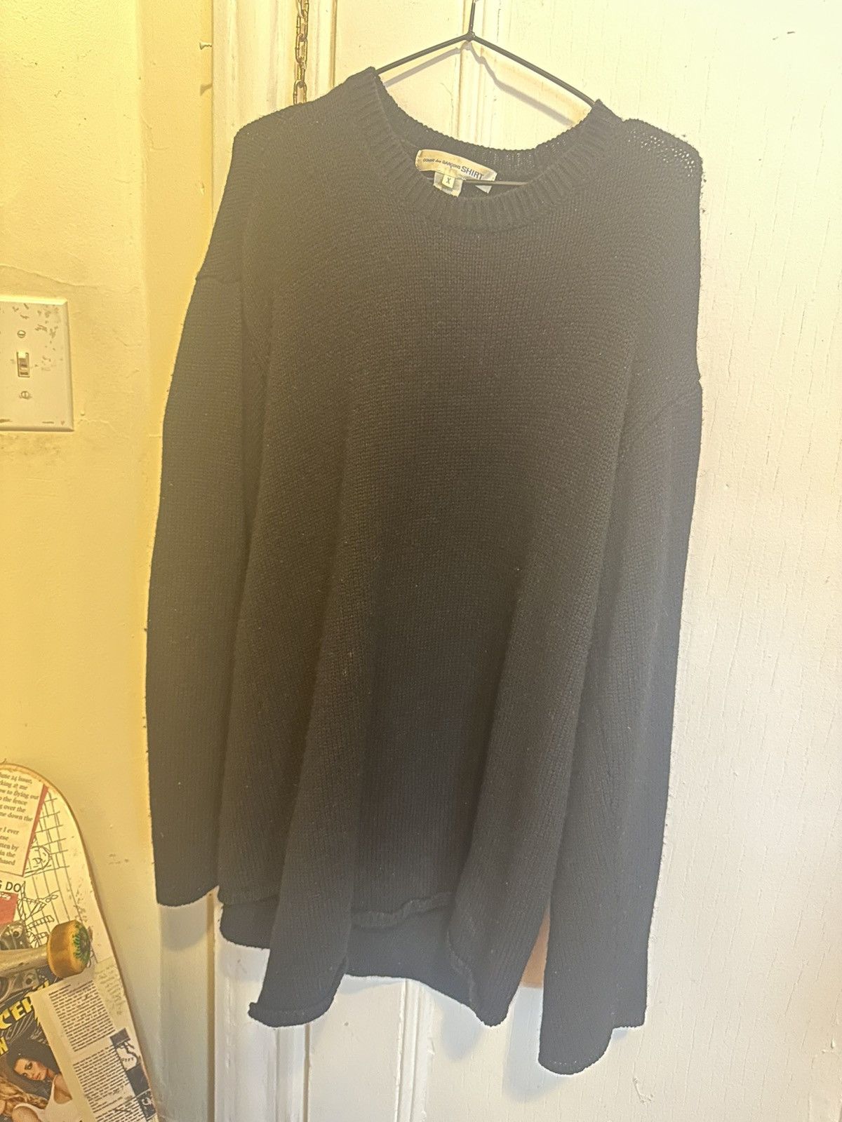 Comme Des Garcon Shirt Asymmetrical Sweater