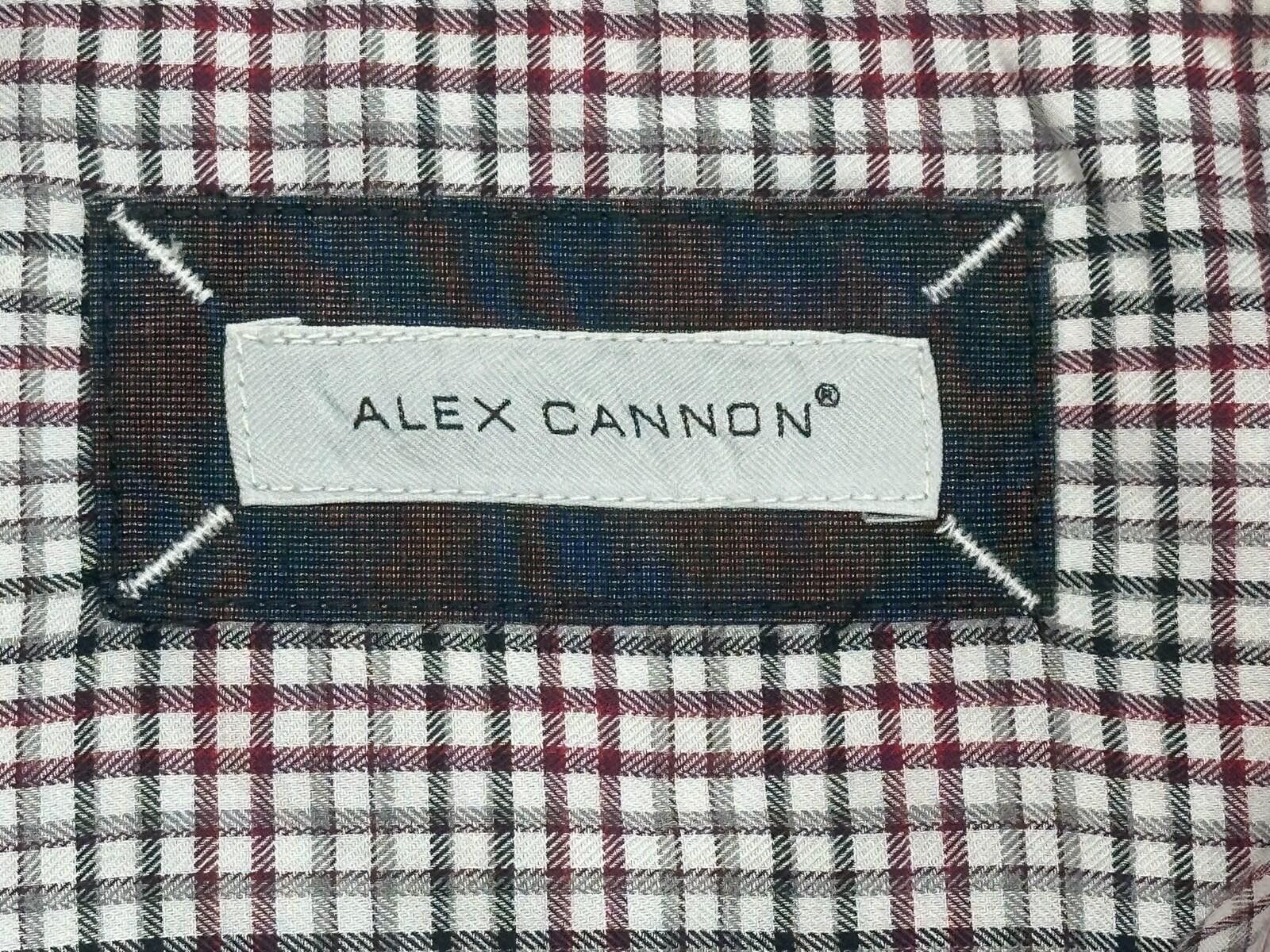 Alex Cannon Alex Cannon Checked Tailored Oxford Button Up Red Mens XL Size US XL / EU 56 / 4 - 6 Thumbnail