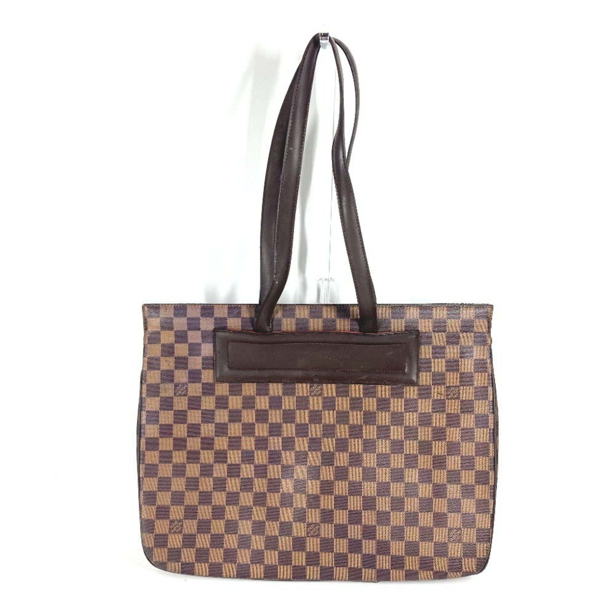 Louis Vuitton N51124 Damier Parioli Gm Tote Bag, Shoulder Canvas, Men's, Women's, Ebene, Brown