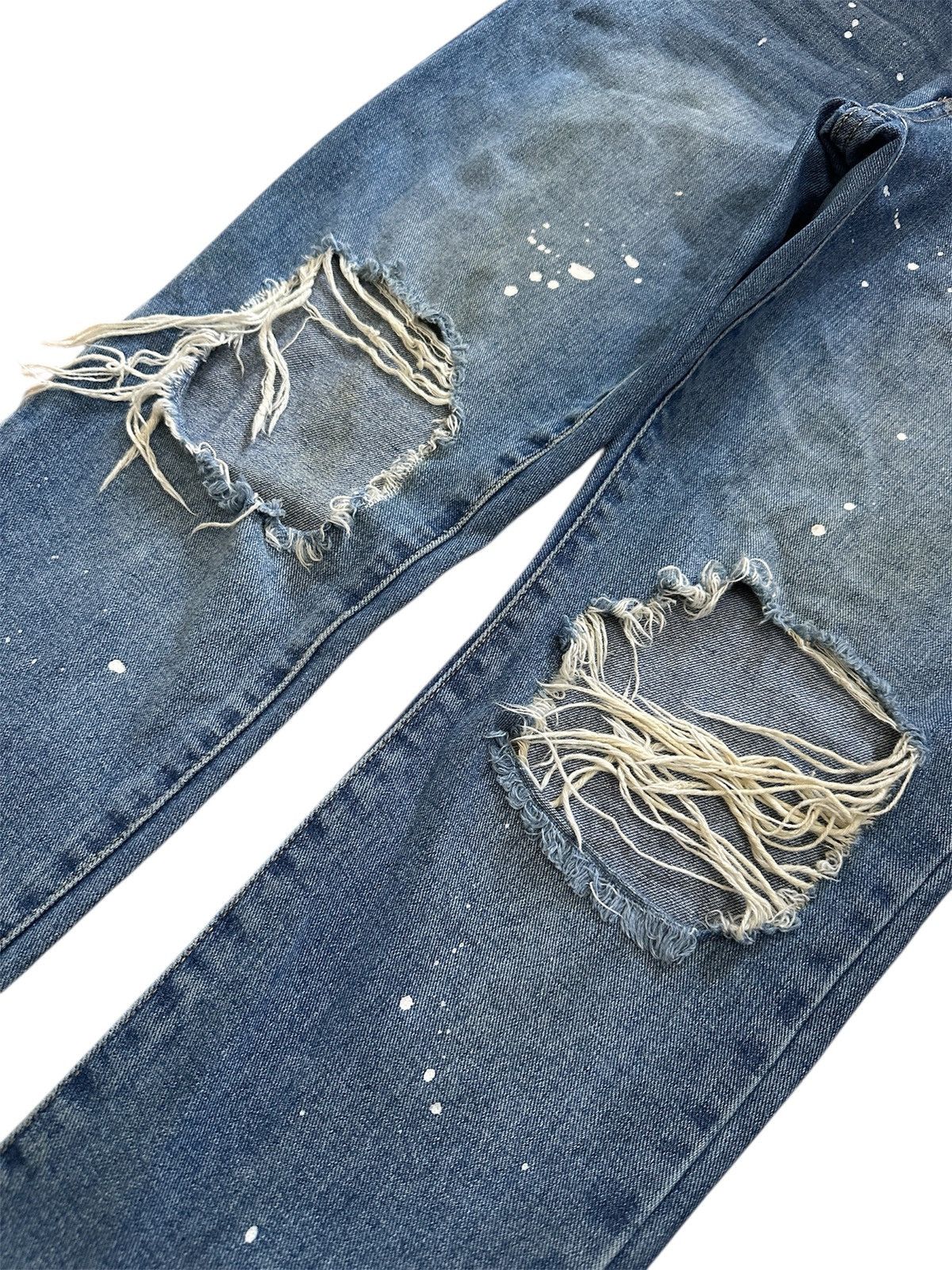 Forever 21 × Vintage FOREVER 21 Distressed Denim Overall Size US 31 - 11 Thumbnail