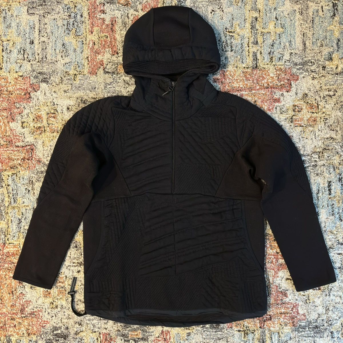 Byborre AW20 Weightmap Hoodie knit patchwork half zip | Grailed