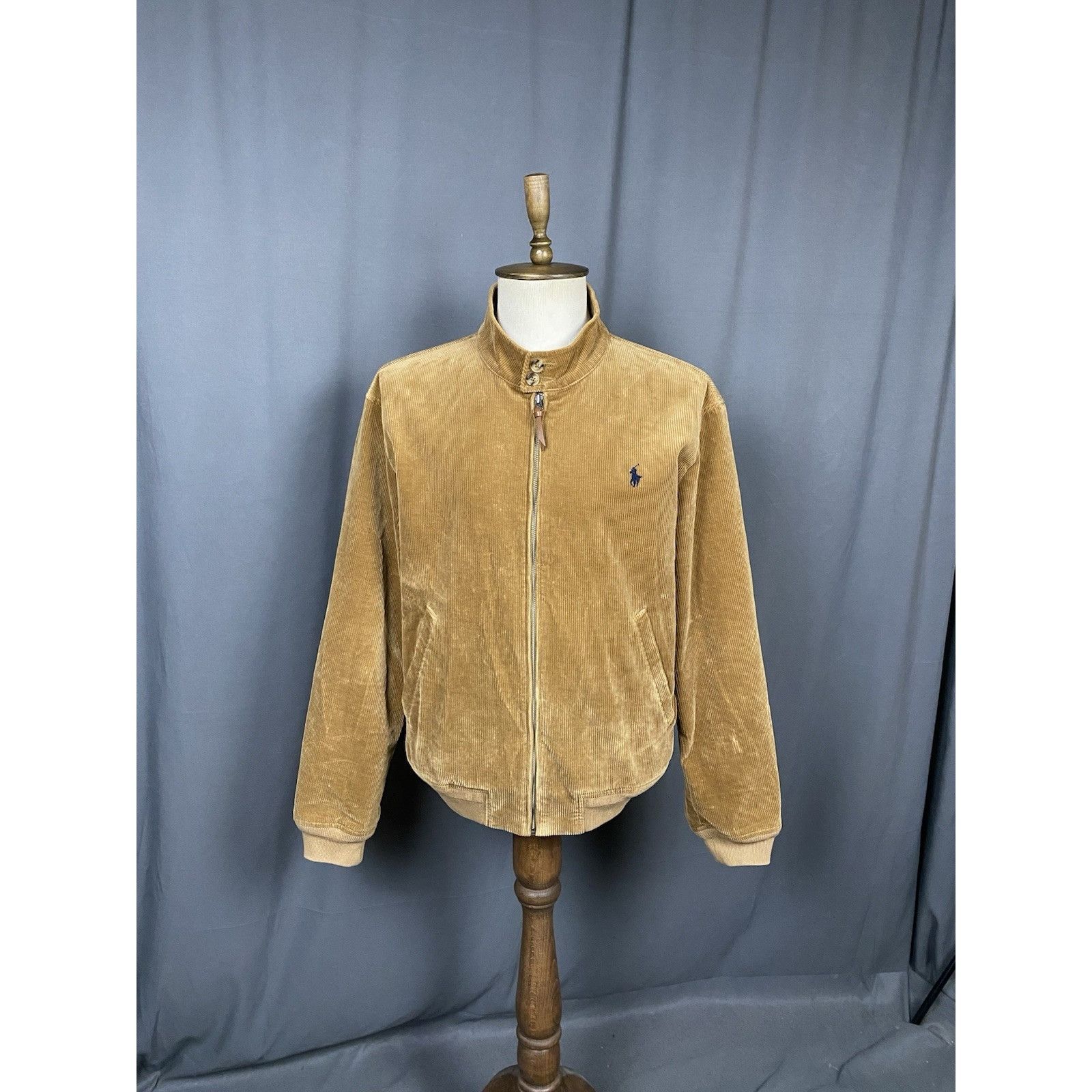 Ralph Lauren MINT! Polo Ralph Lauren Men's Beige Brown Corduroy Bomber Ja Size US XL / EU 56 / 4 - 2 Thumbnail