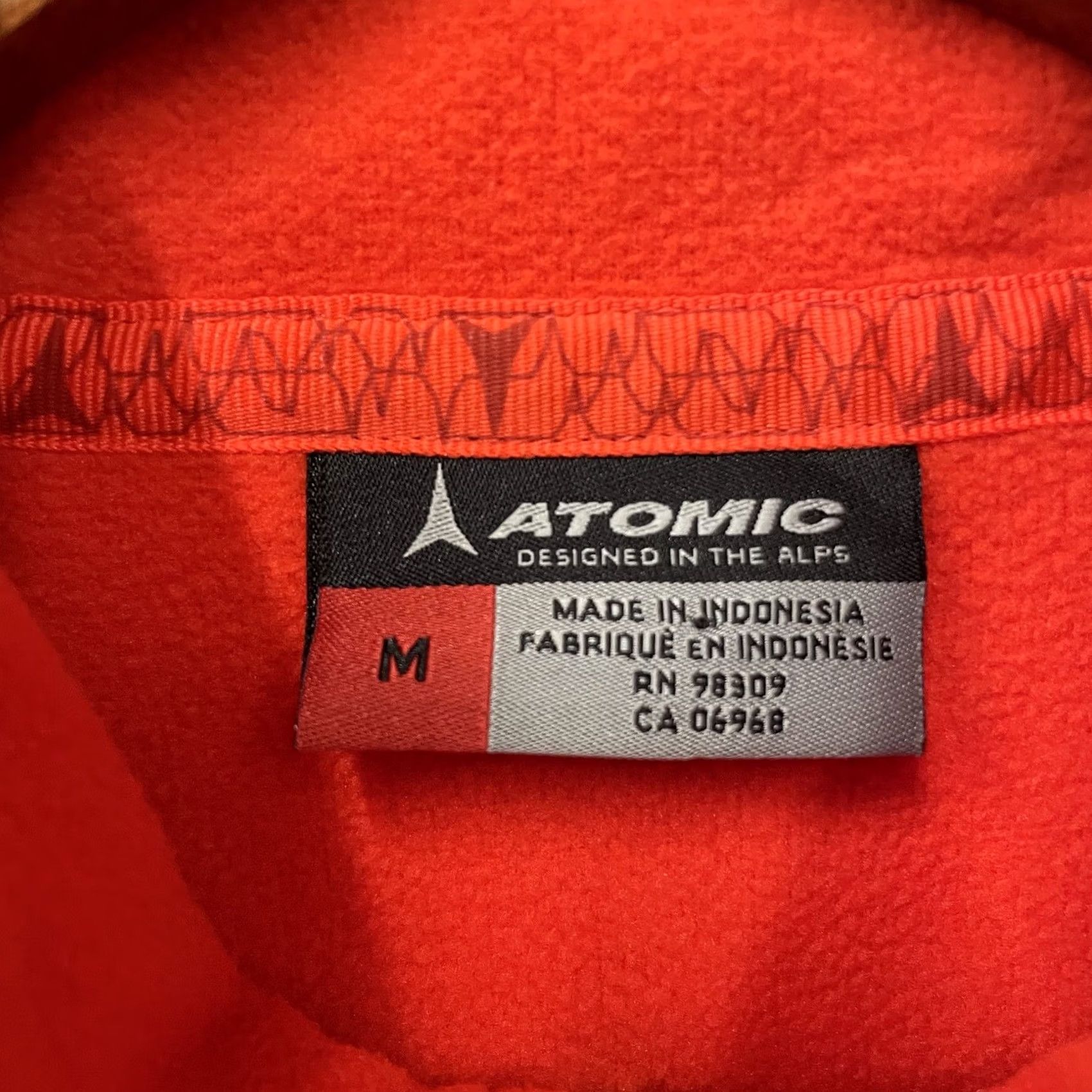 Atomic ATOMIC vest Zip-up Neon Orange Mens M Regular Polyester Jacket? Size US M / EU 48-50 / 2 - 4 Thumbnail
