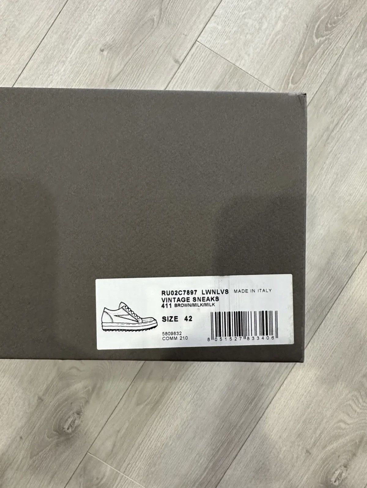 Rick Owens RICK OWENS VINTAGE SNEAKER BROWN Size US 9 / EU 42 - 7 Thumbnail