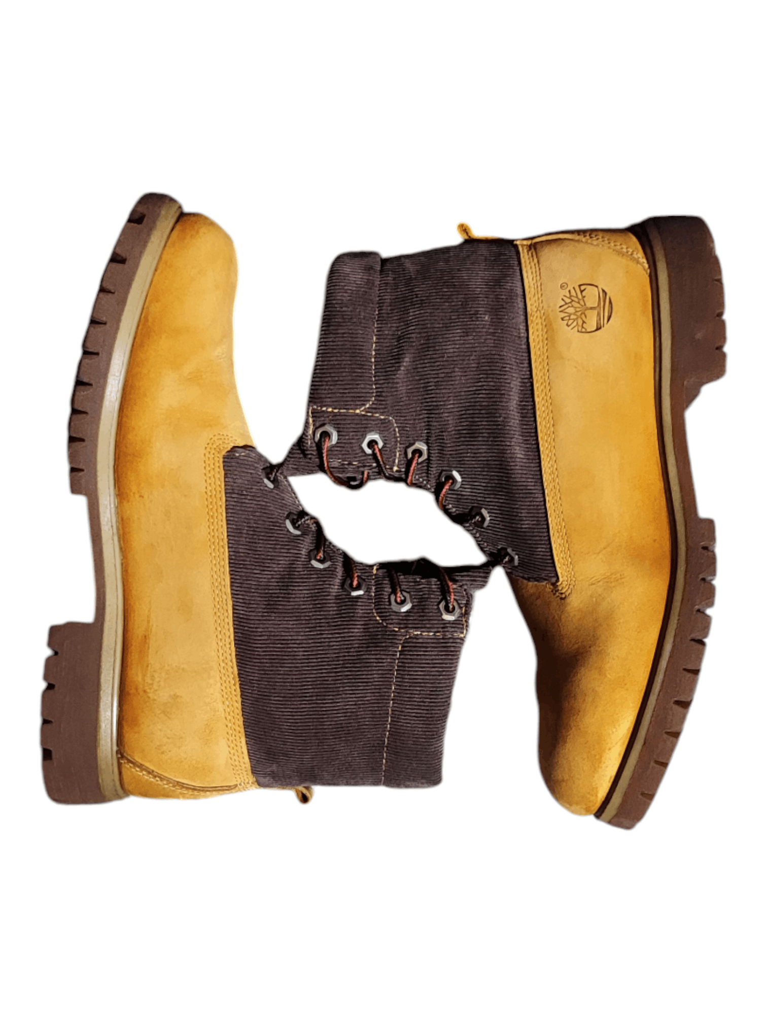 Timberland Timberland Roll Top Wheat Boots Suede & Corduroy Size US 9.5 / EU 42-43 - 2 Thumbnail