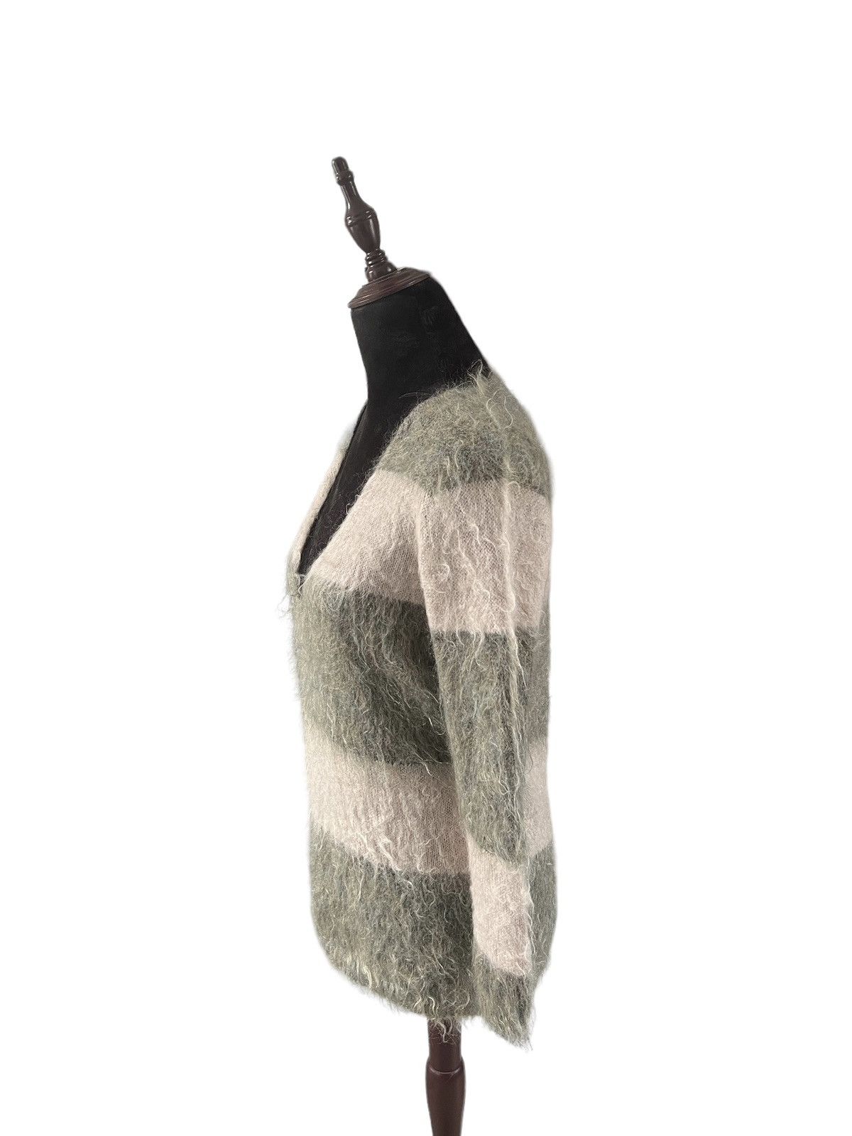Designer × Roberto Collina Roberto Collina Superkid Mohair V-Neck Sweater Size S / US 4 / IT 40 - 12 Thumbnail