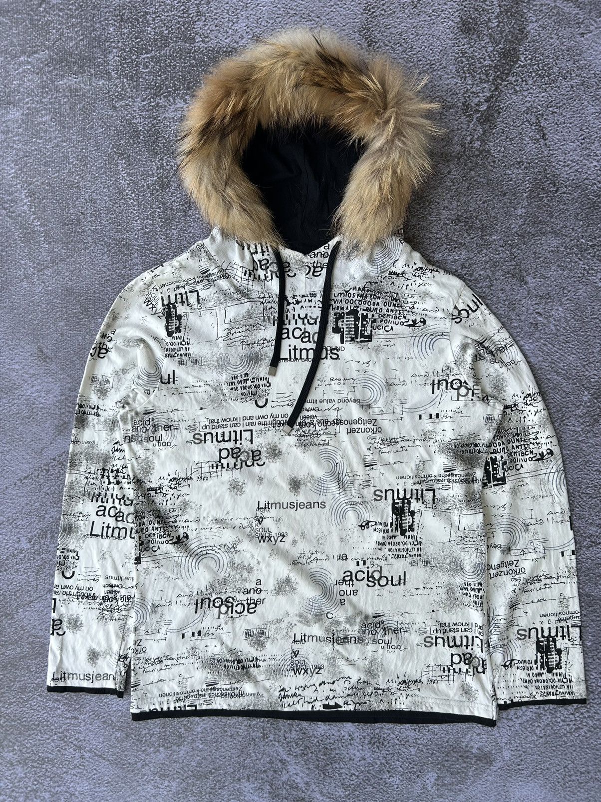 If Six Was Nine 💸BINDINGOFFER💸Fur hoodie litmus poem japanese style lgb Size US L / EU 52-54 / 3 - 1 Thumbnail