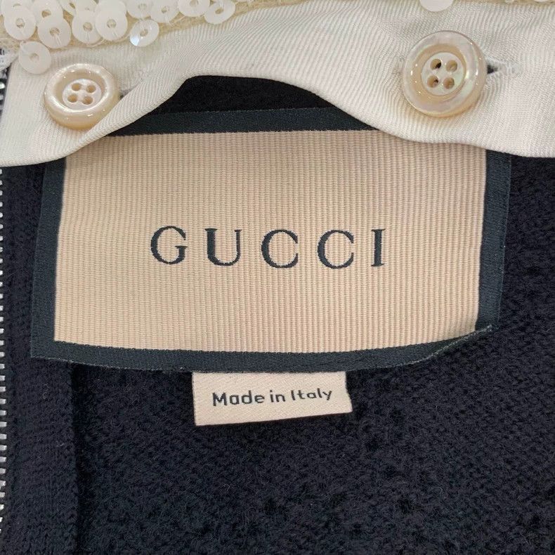 Gucci Gucci Sequin Collar Knit Dress-2506 Size 28" / US 6 / IT 42 - 6 Thumbnail