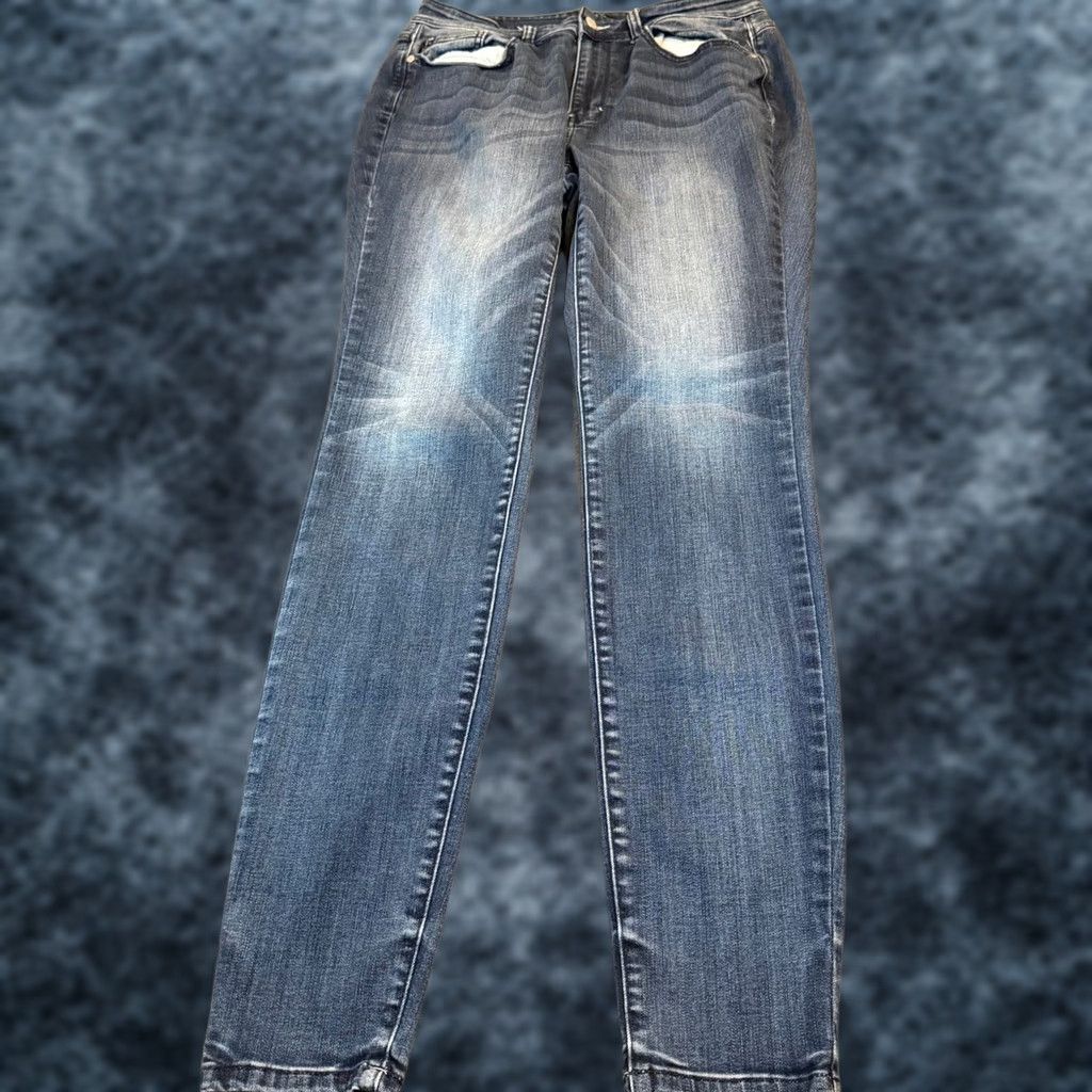 Vintage Judy Blue Jeans Skinny Womens 14W High Rise Stretch Denim JB82419DK-PL Size 36" / US 14 / IT 50 - 1 Thumbnail