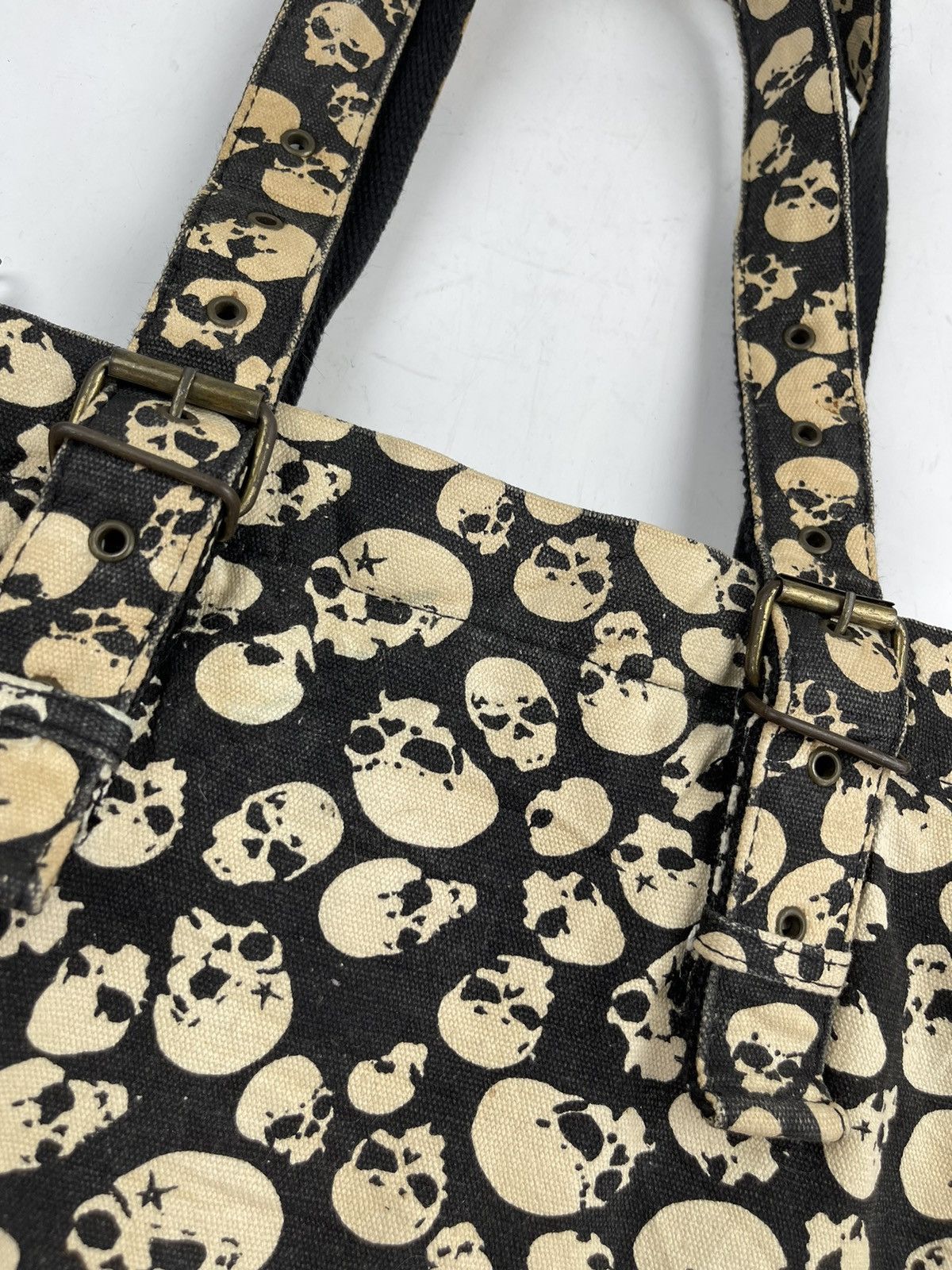 Seditionaries full print skulls tote bag tc7 Size ONE SIZE - 4 Thumbnail