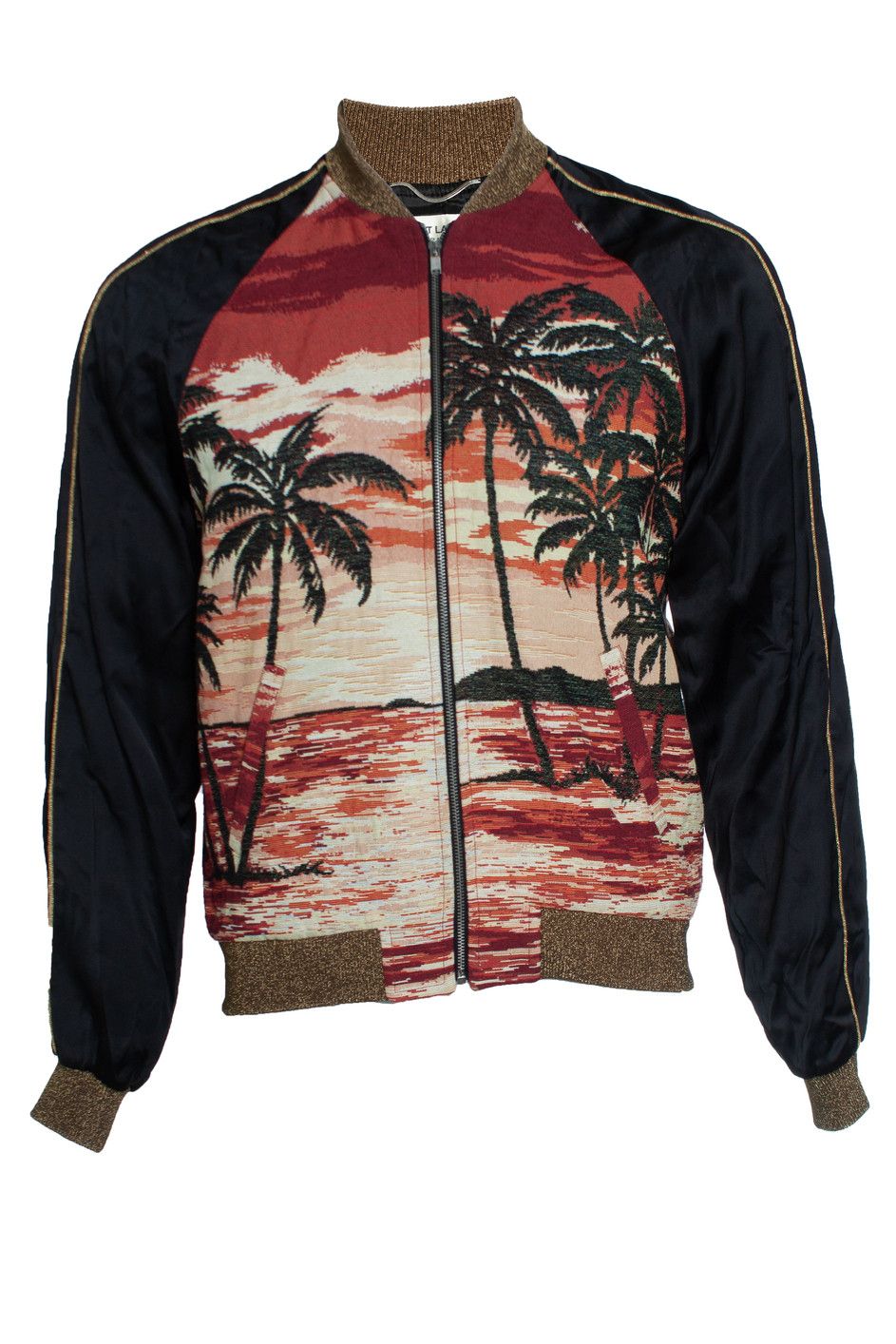 Saint Laurent Paris Saint Laurent, Paris SS16 custom Hedi Slimane bomber Size US M / EU 48-50 / 2 - 1 Thumbnail