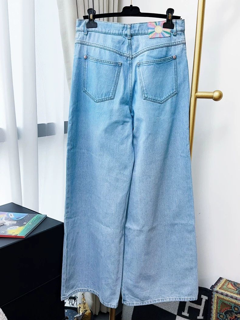Chanel Chanel 24C blue gradient wide-leg jeans Size 26" / US 2 / IT 38 - 3 Thumbnail